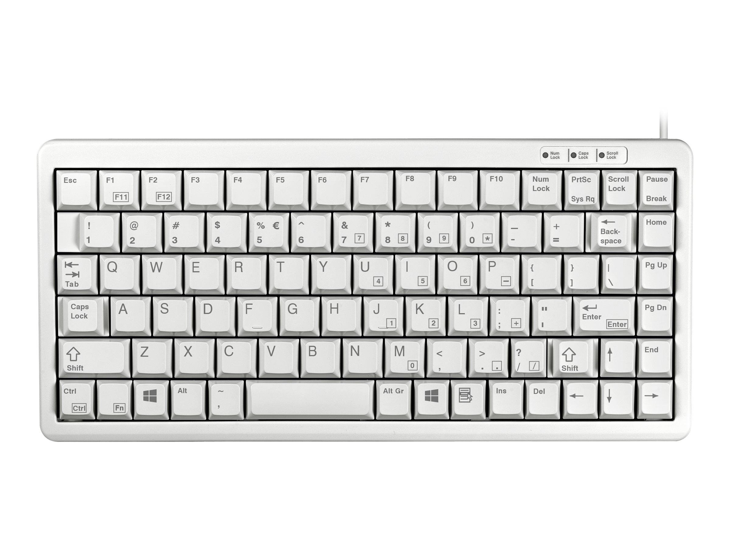 Cherry Compact-Keyboard G84-4100 - Tastatur