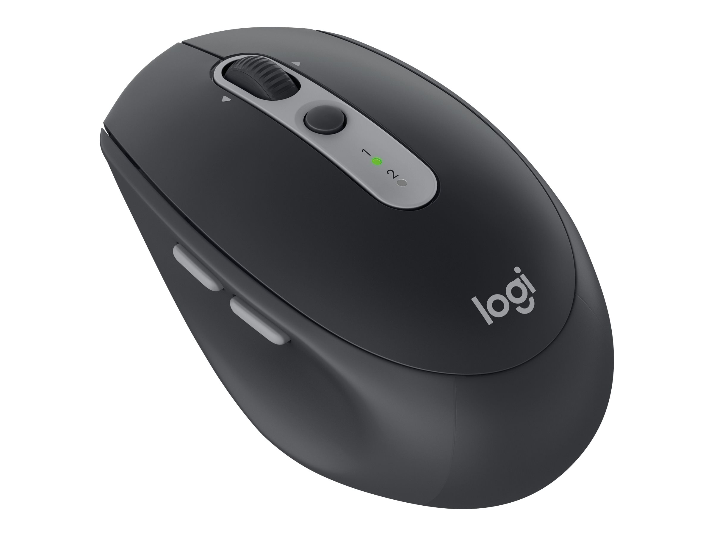 Logitech M590 Silent - Maus - Für Rechtshänder - optisch - 7 Tasten - kabellos - Bluetooth, 2.4 GHz - kabelloser Empfänger (USB)