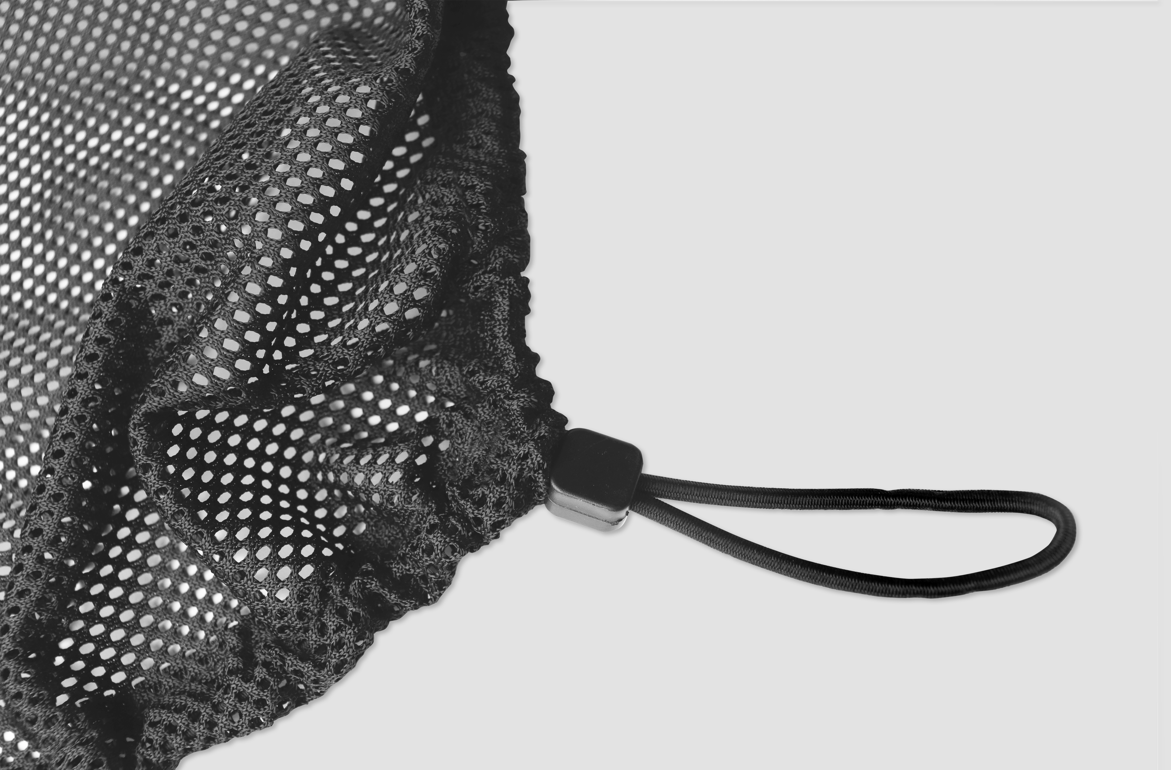 Kabelmanagement, Netz 69x34 cm, Schwarz