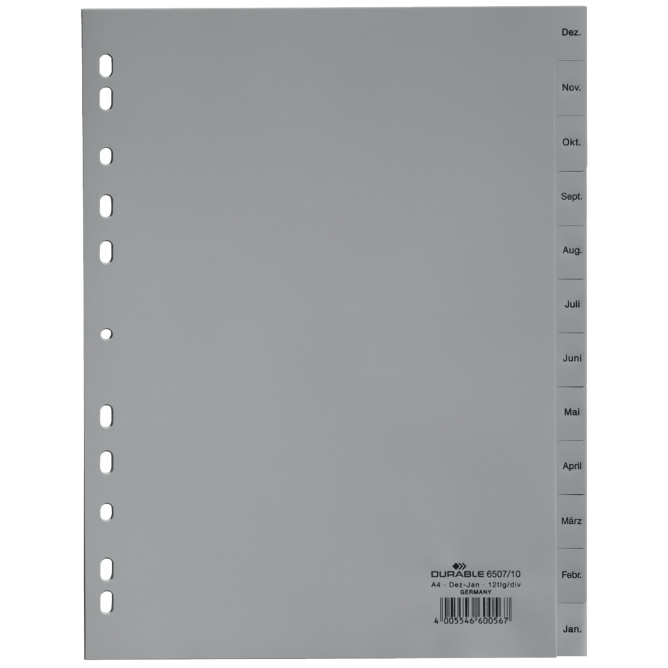 DURABLE 6507 10 A4h/12tlg.