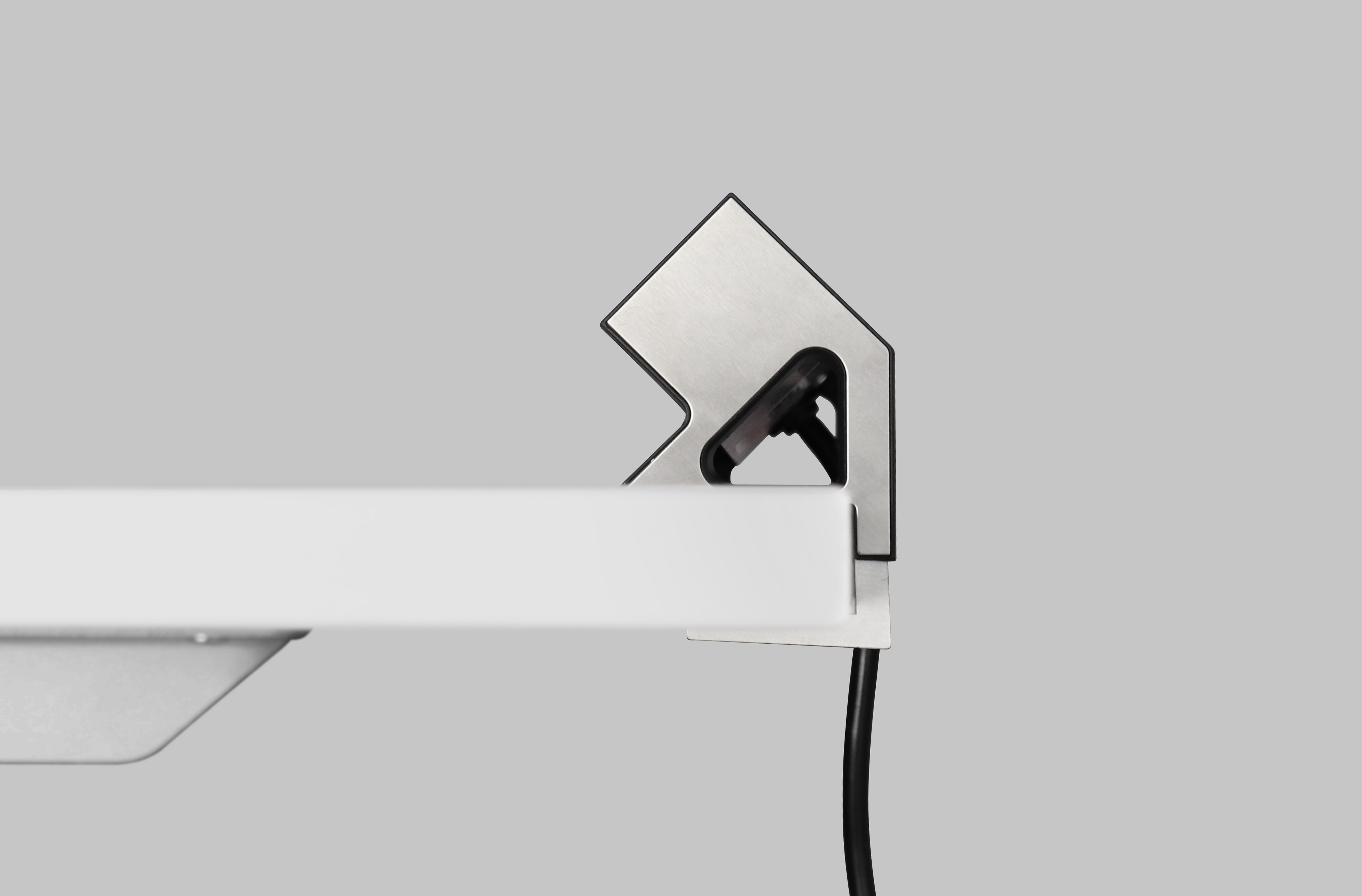 Steckdosenleiste anklemmbar, Schwarz