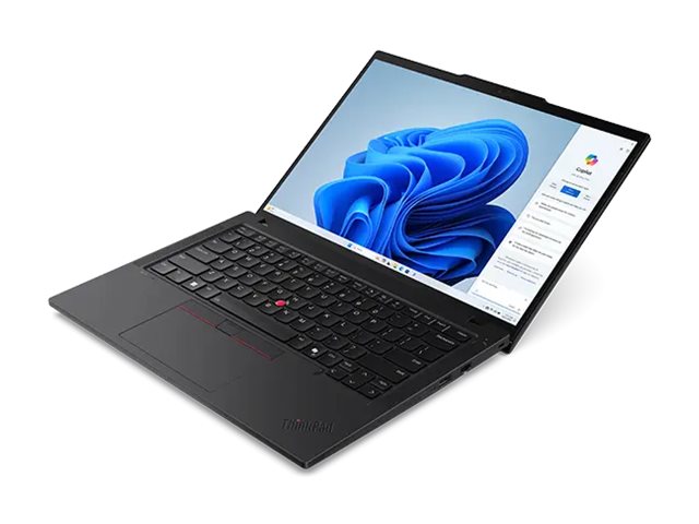 Lenovo ThinkPad T14 Gen 5 21ML - 180°-Scharnierdesign - Intel Core Ultra 7 155U / 1.7 GHz - Win 11 Pro - Intel Graphics - 16 GB RAM - 512 GB SSD TCG Opal Encryption 2, NVMe - 35.6 cm (14")