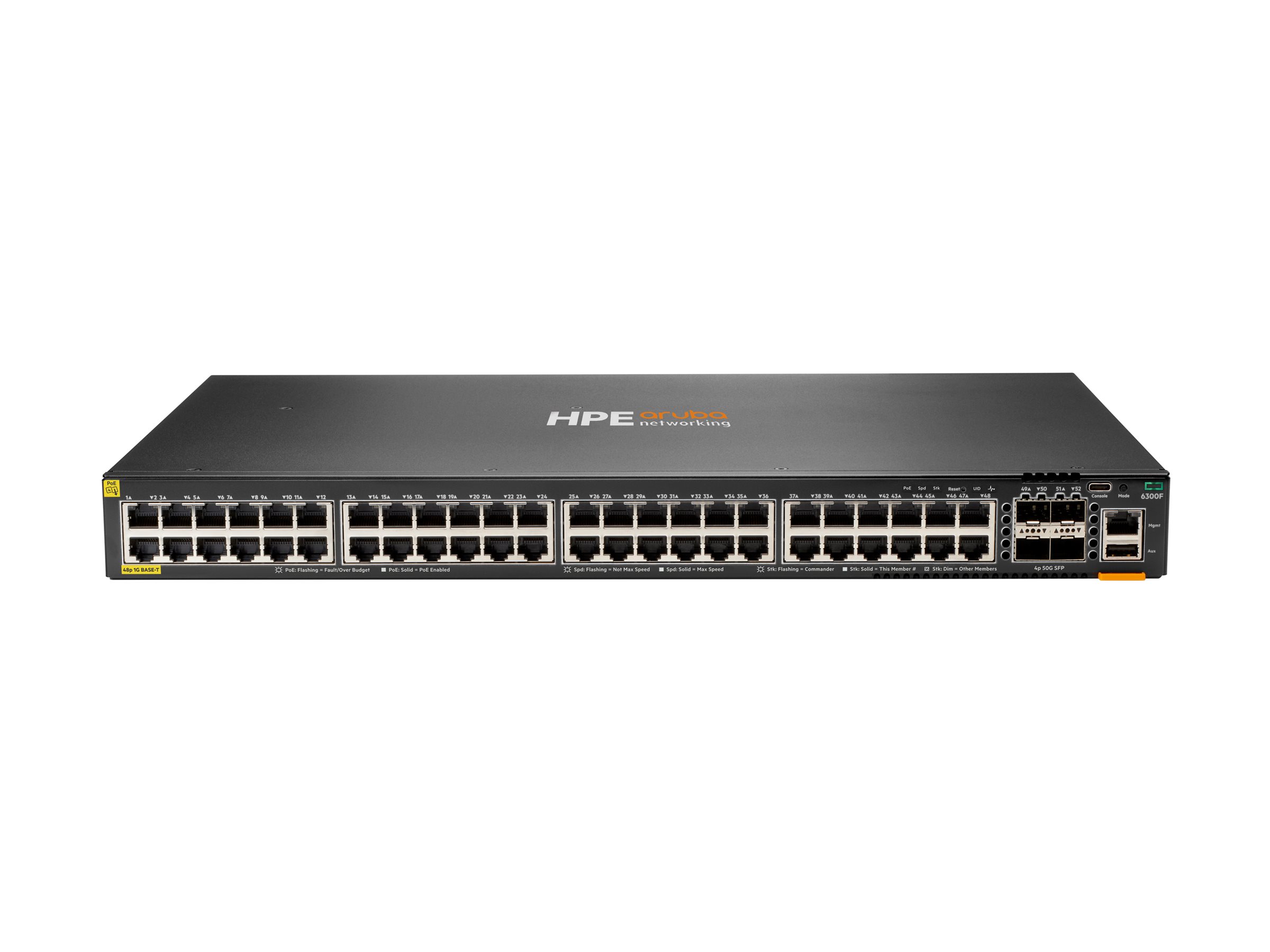 HPE Aruba 6300F - Switch - L3 - managed - 48 x 10/100/1000 (PoE+)