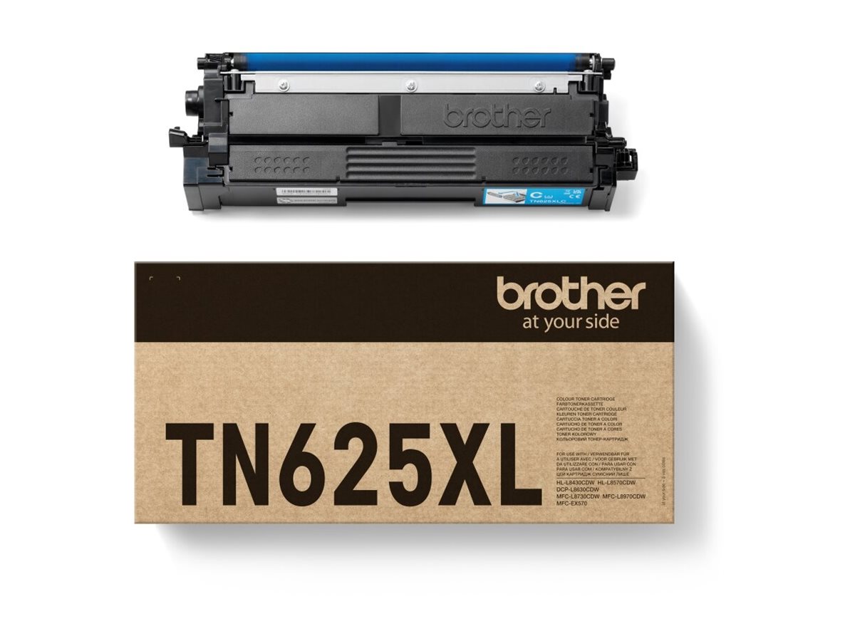 Brother TN625XLC - Mit hoher Kapazität - Cyan
