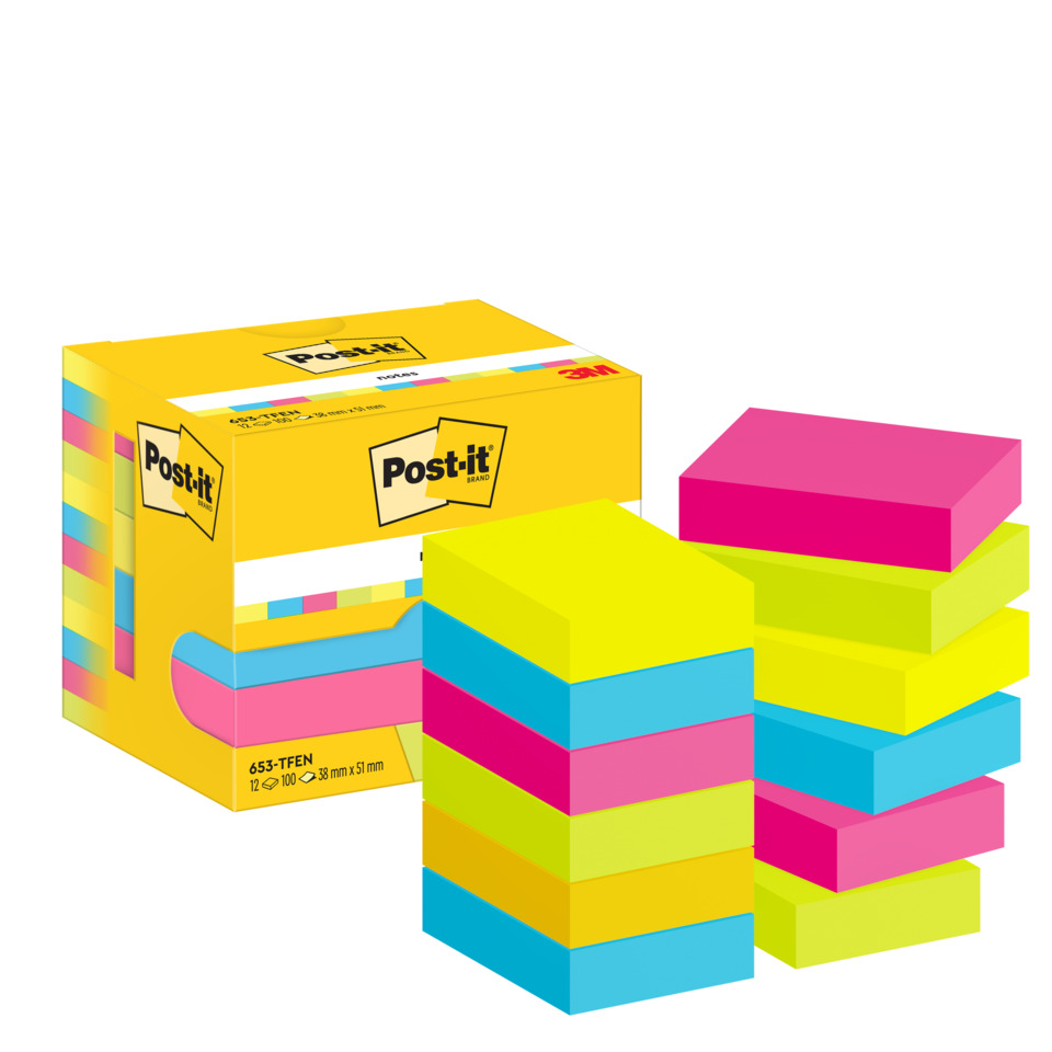 POST-IT 653TFEN 100Bl 12St