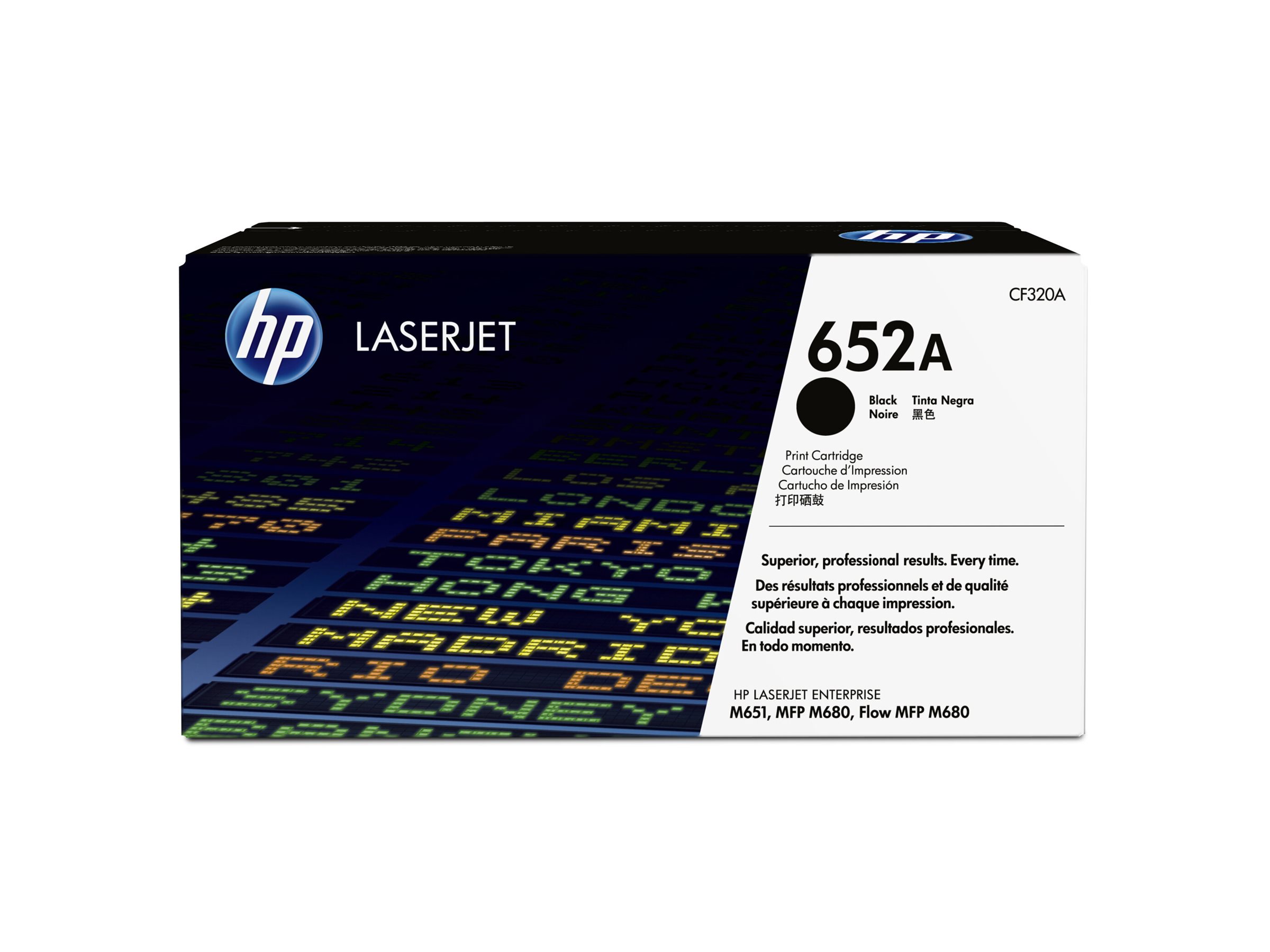 HP 652A - Schwarz - original - LaserJet - Tonerpatrone (CF320A)