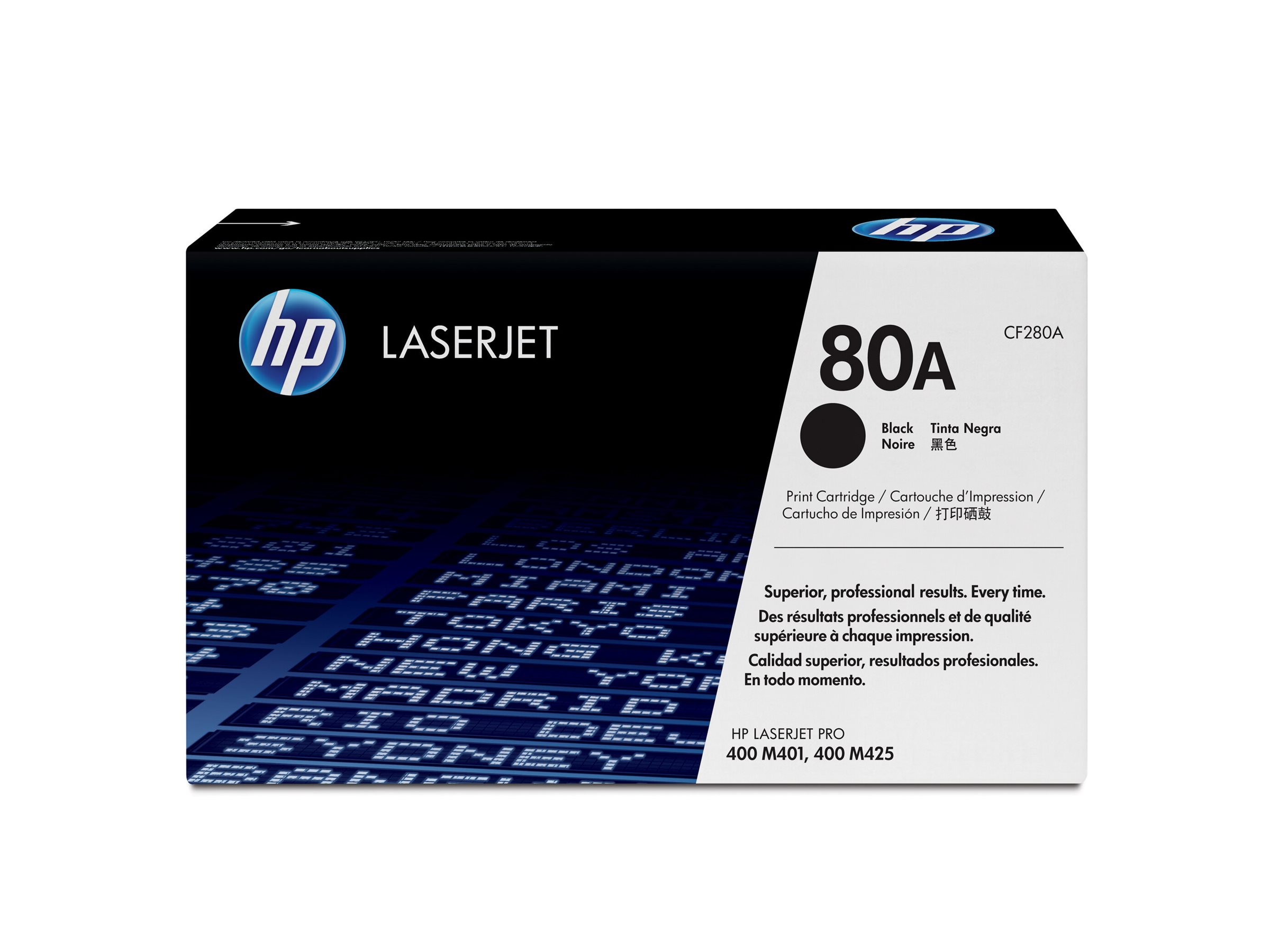 HP 80A - Schwarz - original - LaserJet - Tonerpatrone (CF280A)