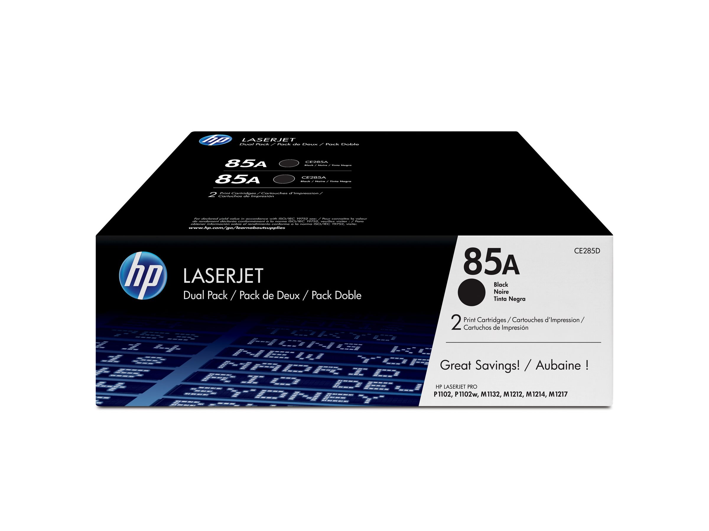 HP 85A - 2er-Pack - Schwarz - original - LaserJet - Tonerpatrone (CE285AD)