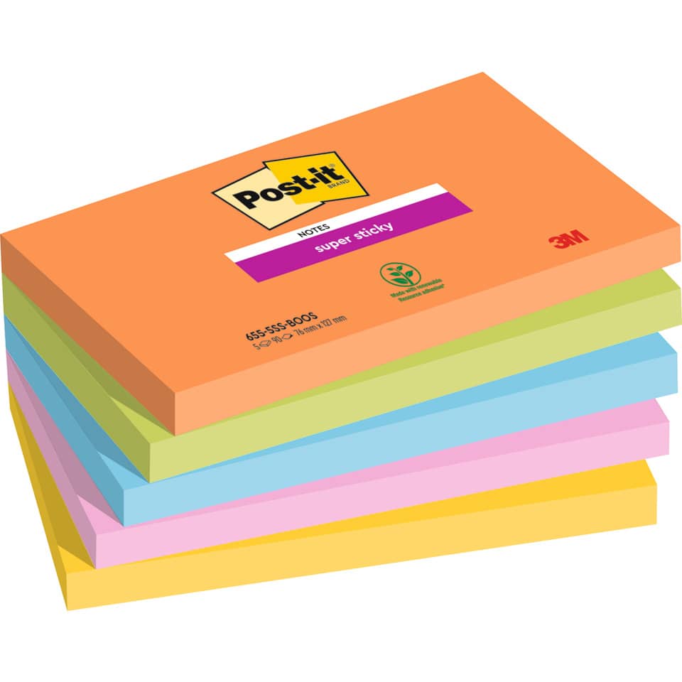 POST-IT 655-5SS-BOOS 76x127mm