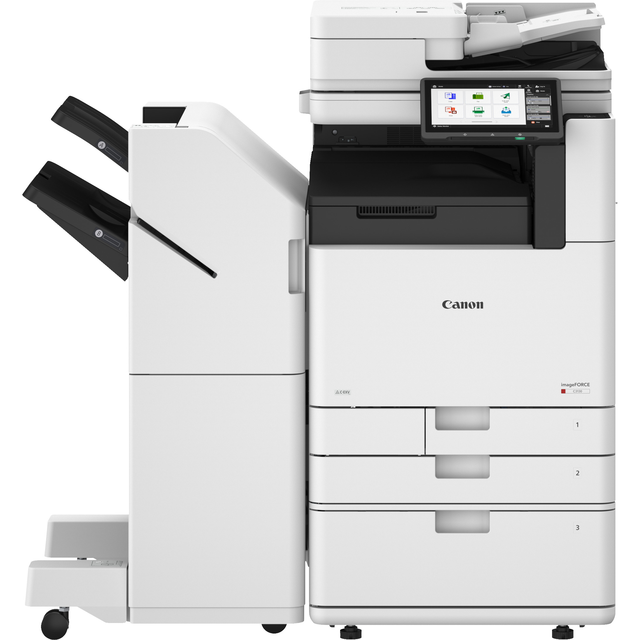 Canon ImageForce C3100 Serie mit Finisher
