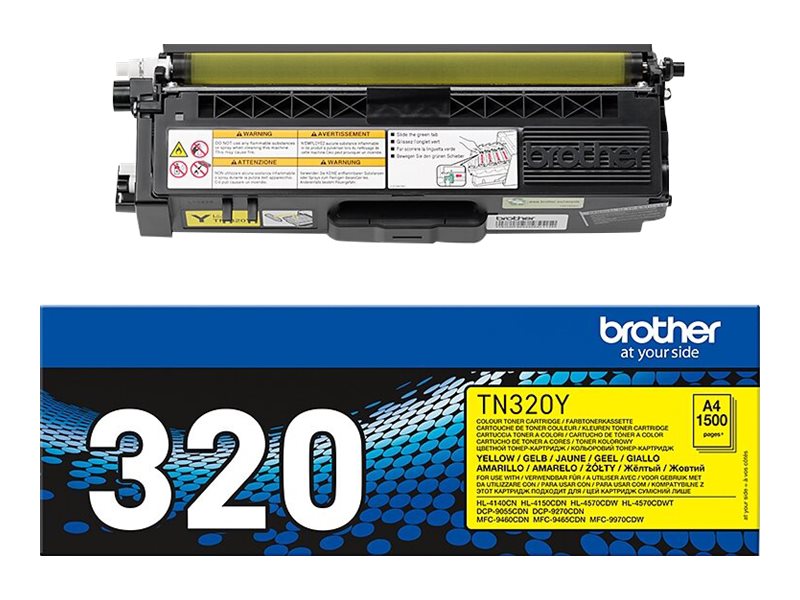 Brother TN320Y - Gelb - original - Tonerpatrone