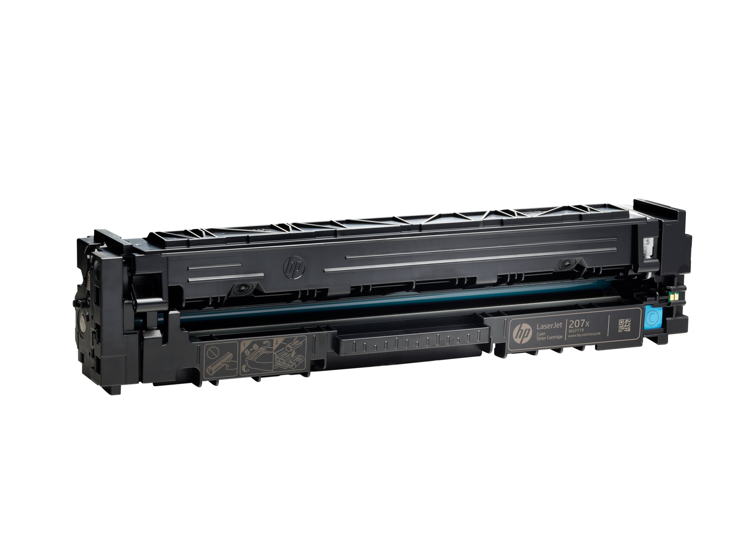 HP 207X - Hohe Ergiebigkeit - Cyan - original - LaserJet - Tonerpatrone (W2211X)