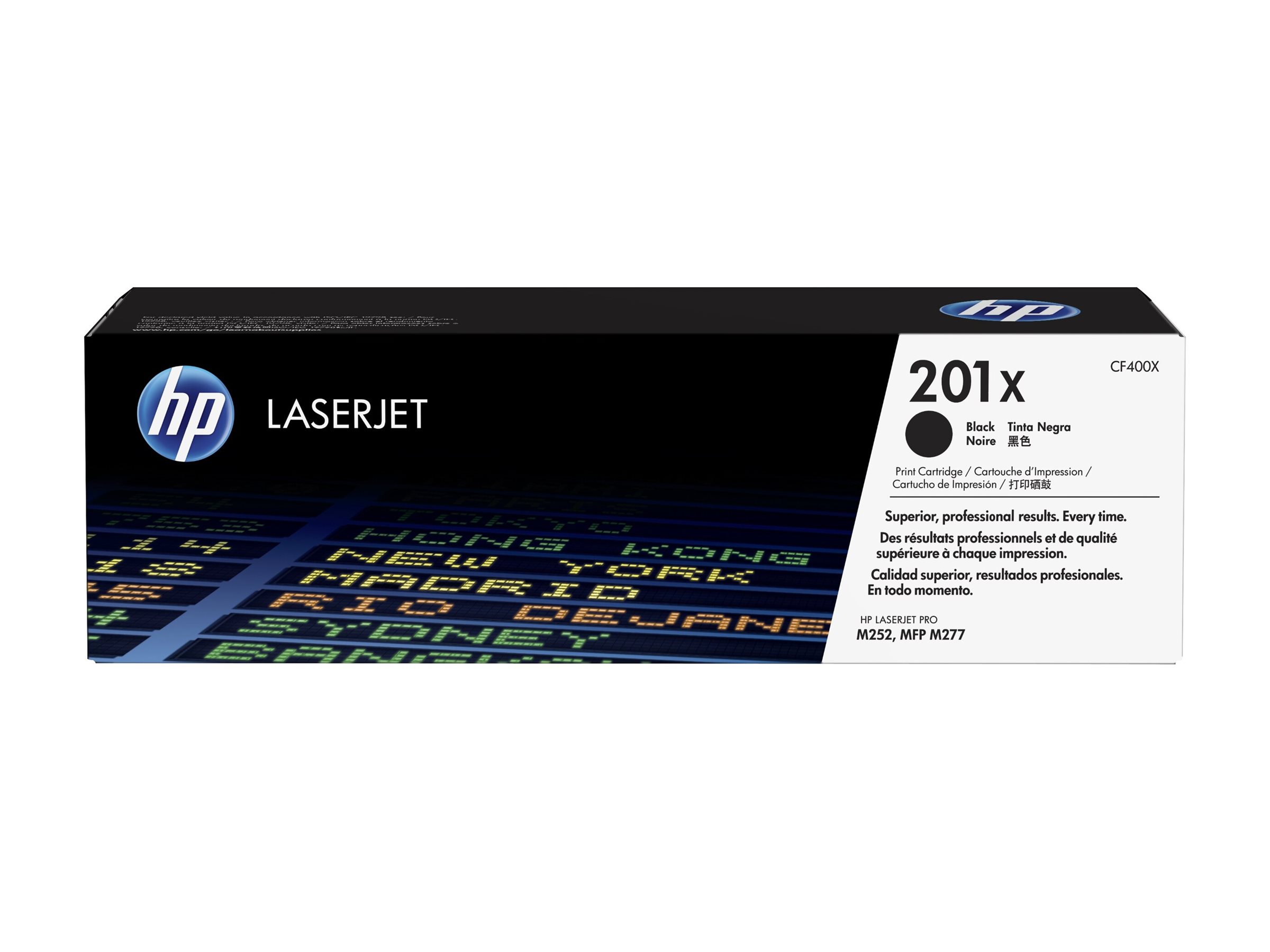 HP 201X - Hohe Ergiebigkeit - Schwarz - original - LaserJet - Tonerpatrone (CF400X)