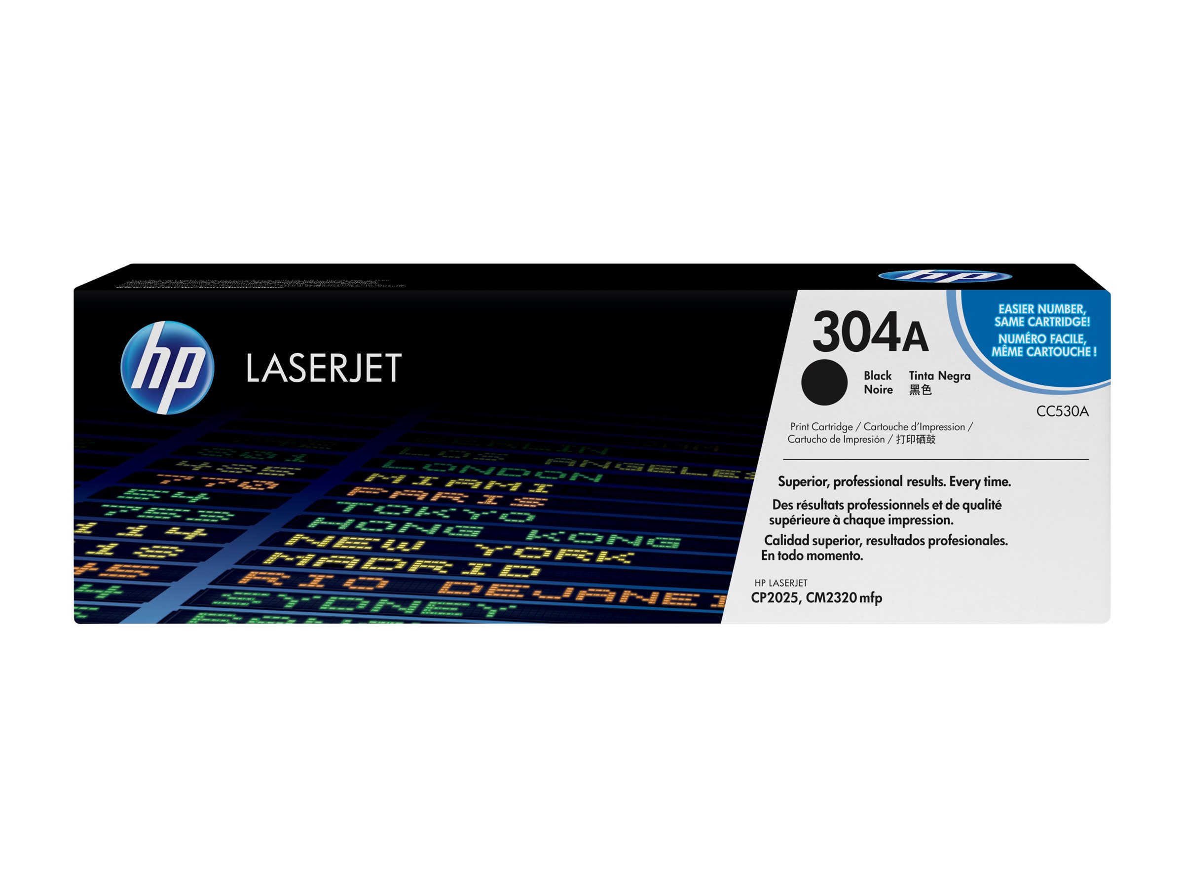 HP 304A - Schwarz - original - LaserJet - Tonerpatrone (CC530A)