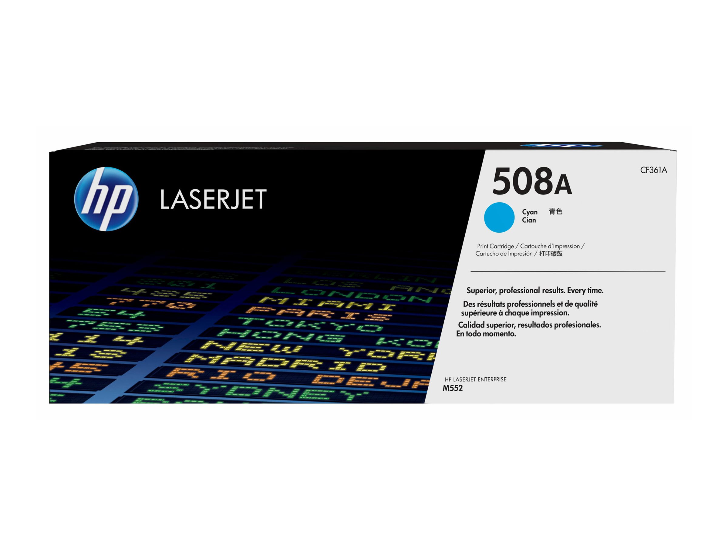 HP 508A - Cyan - original - LaserJet - Tonerpatrone (CF361A)