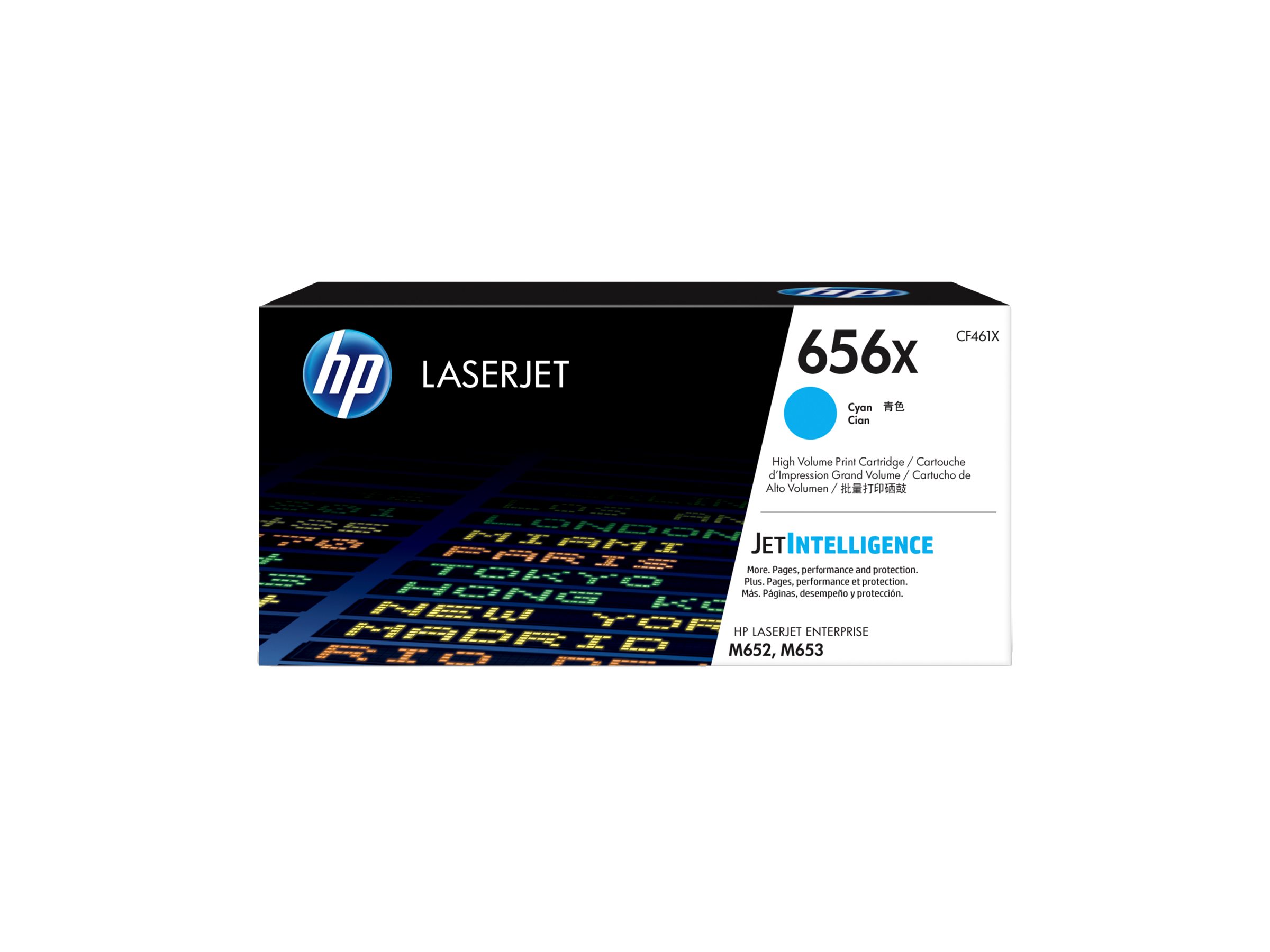 HP 656X - Hohe Ergiebigkeit - Cyan - original - LaserJet - Tonerpatrone (CF461X)