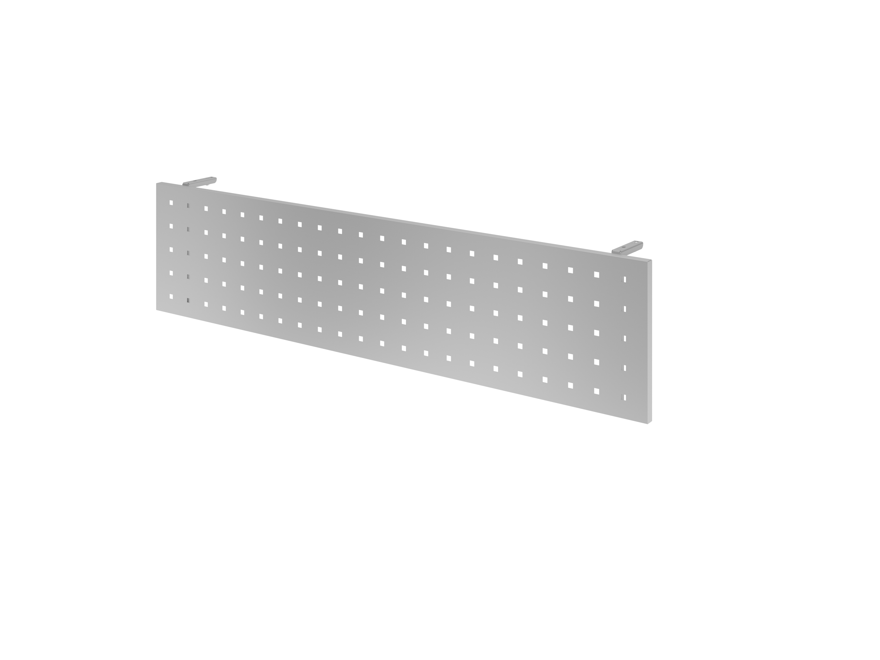 Sichtblende H=35cm 160cm Silber