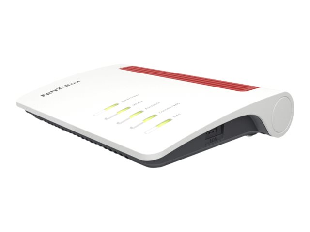 FRITZ! AVM FRITZ!Box 5530 Fiber - Wireless Router - GPON-Terminal / Stimmen-Karte 3-Port-Switch - 1GbE, 2.5GbE, GPON, XGS-PON, AON - Wi-Fi 6 - Dual-Band - VoIP-Telefonadapter (DECT)