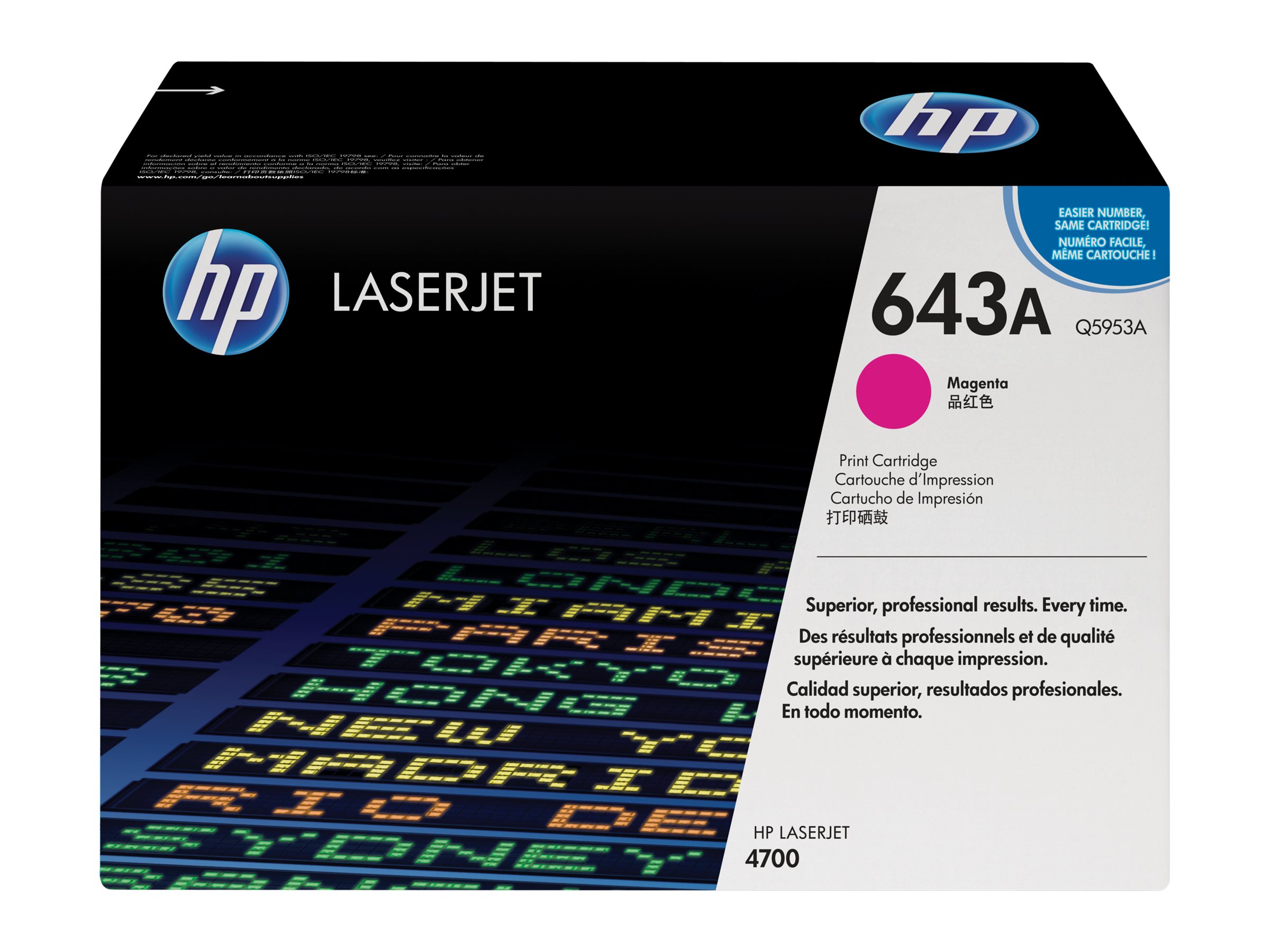 HP 643A - Magenta - original - LaserJet - Tonerpatrone (Q5953A)