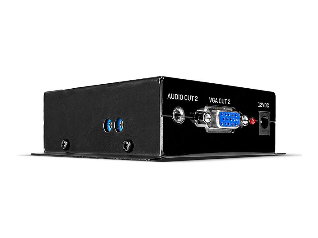 Lindy Cat.6 2 Port VGA Receiver - Erweiterung für Video/Audio