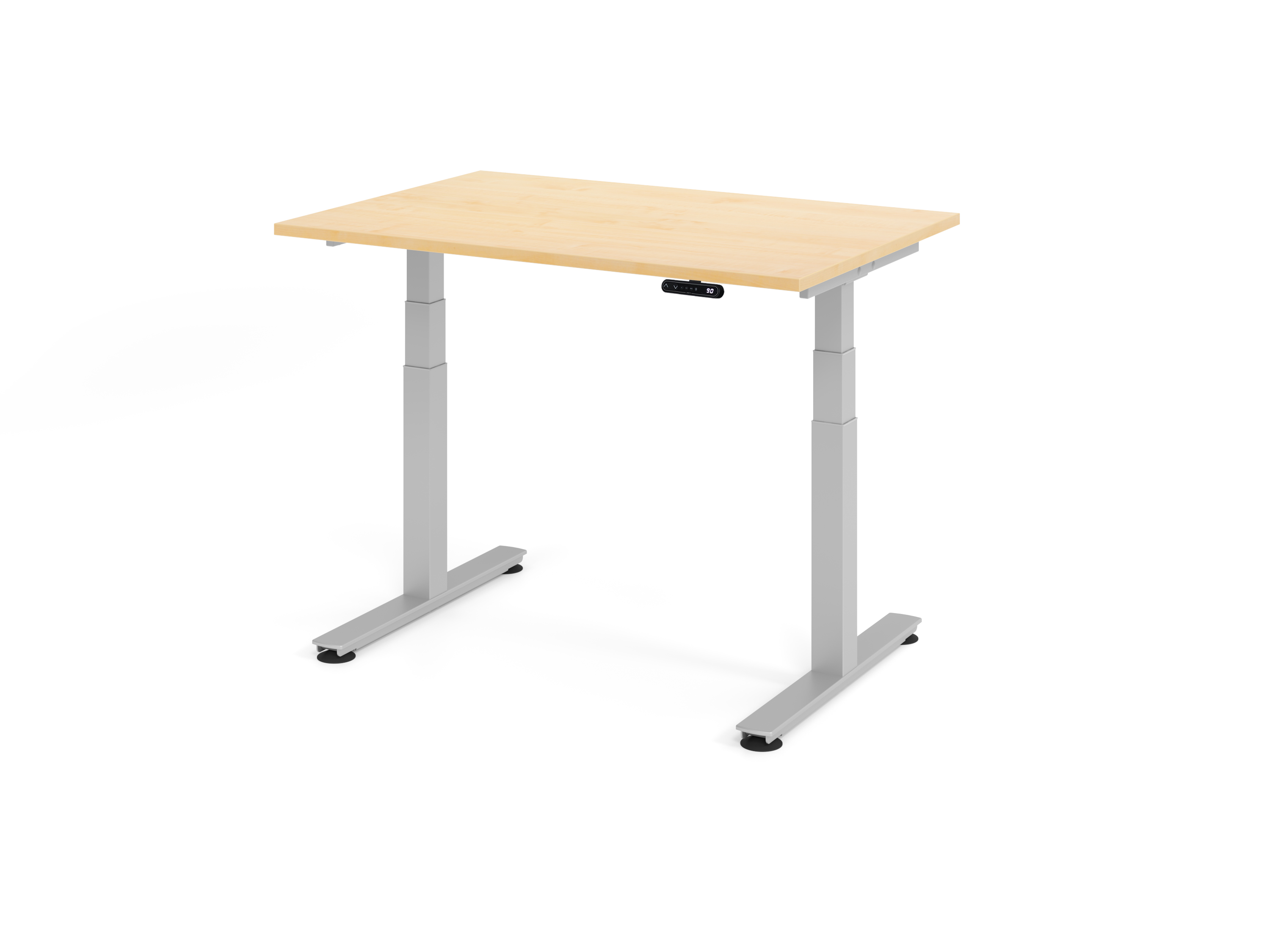 Sitz-Steh-Schreibtisch el.120x80cm Ahorn