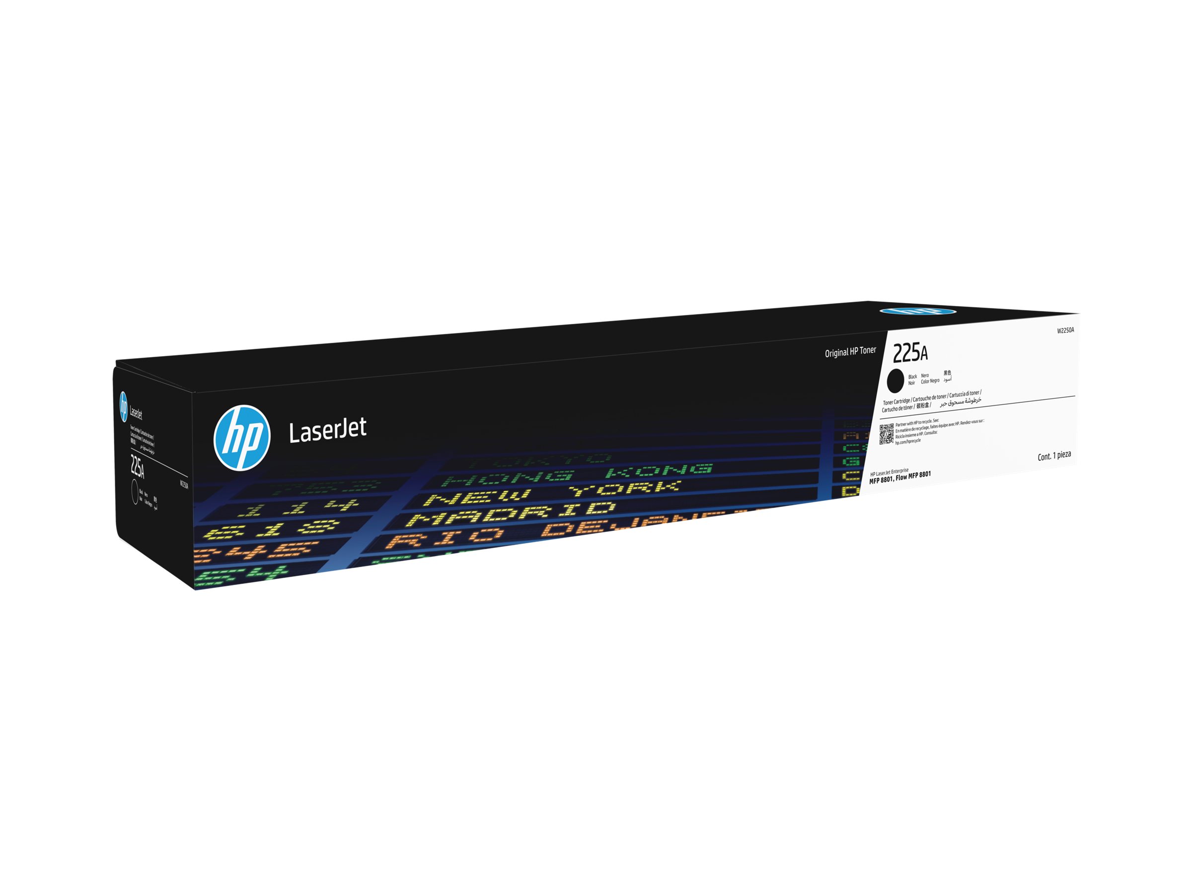 HP 225A - Schwarz - original - LaserJet - Tonerpatrone (W2250A)