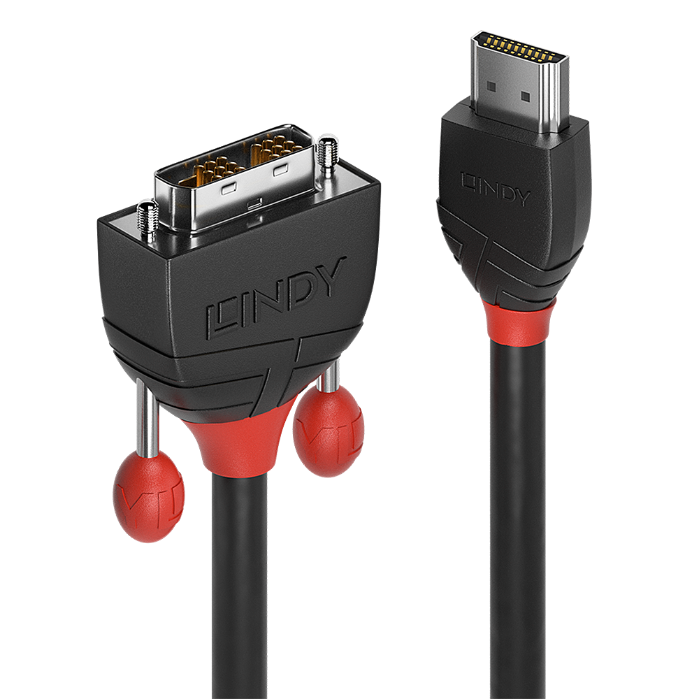 Lindy Black Line - Adapterkabel - Single Link