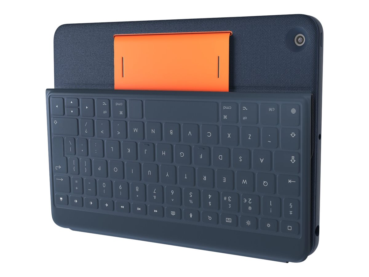 Logitech Rugged Combo 3 For Education - Master Pack - Tastatur und Foliohülle - Apple Smart connector - K-12 Ausbildung - für Apple 10.2-inch iPad (7. Generation, 8. Generation, 9. Generation)