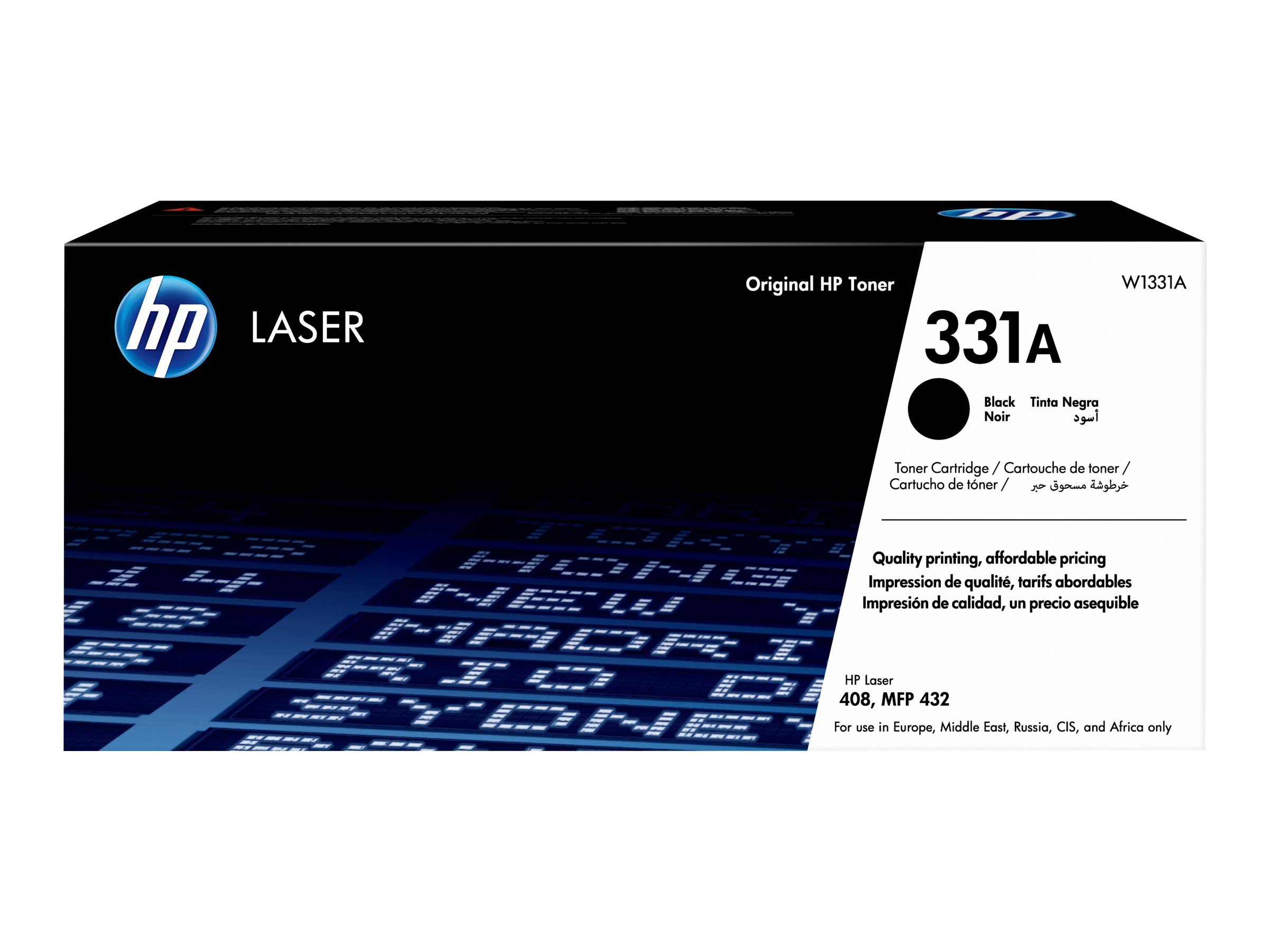 HP 331A - Schwarz - original - Tonerpatrone (W1331A)