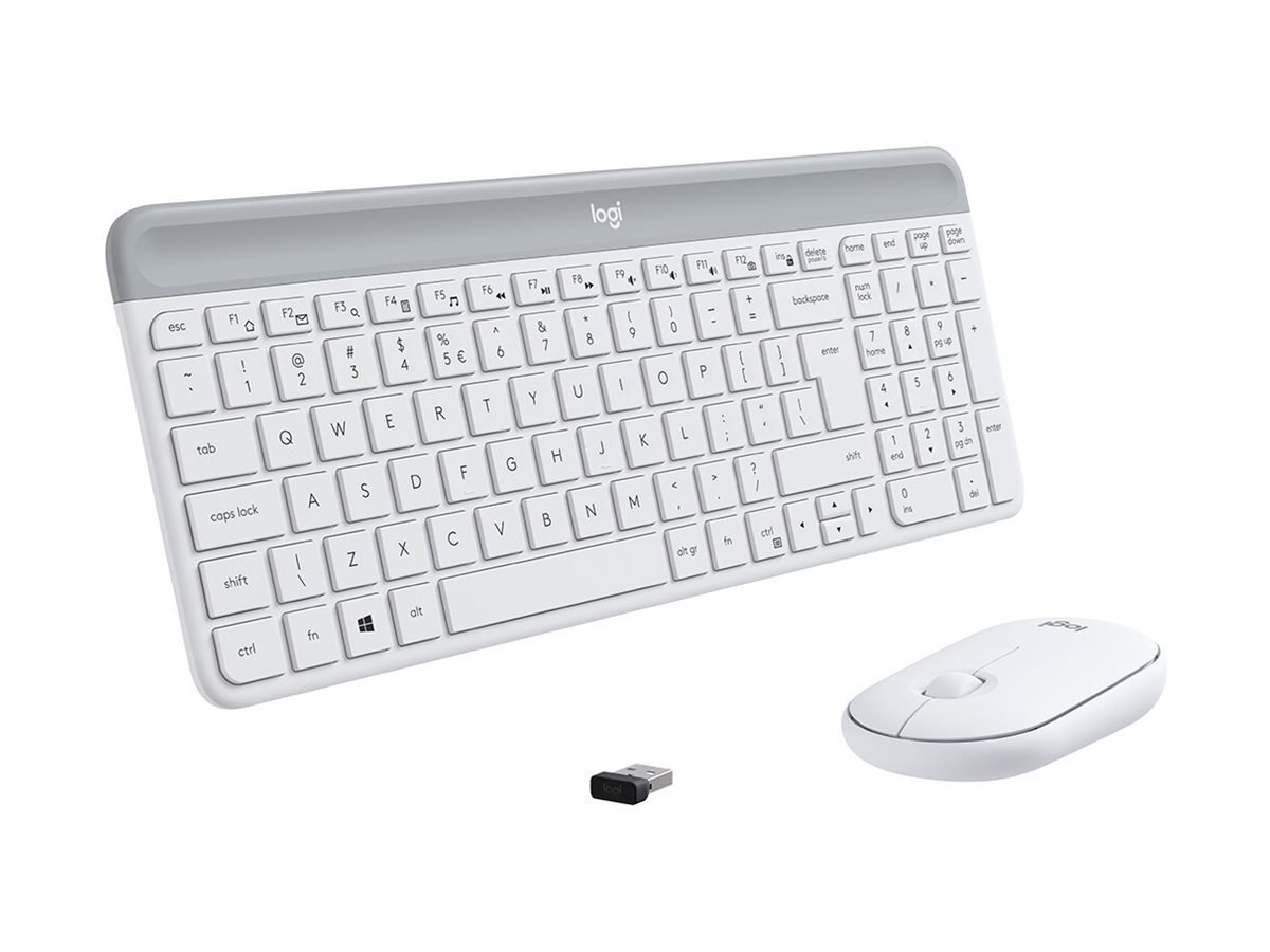 Logitech Slim Wireless Combo MK470 - Tastatur-und-Maus-Set