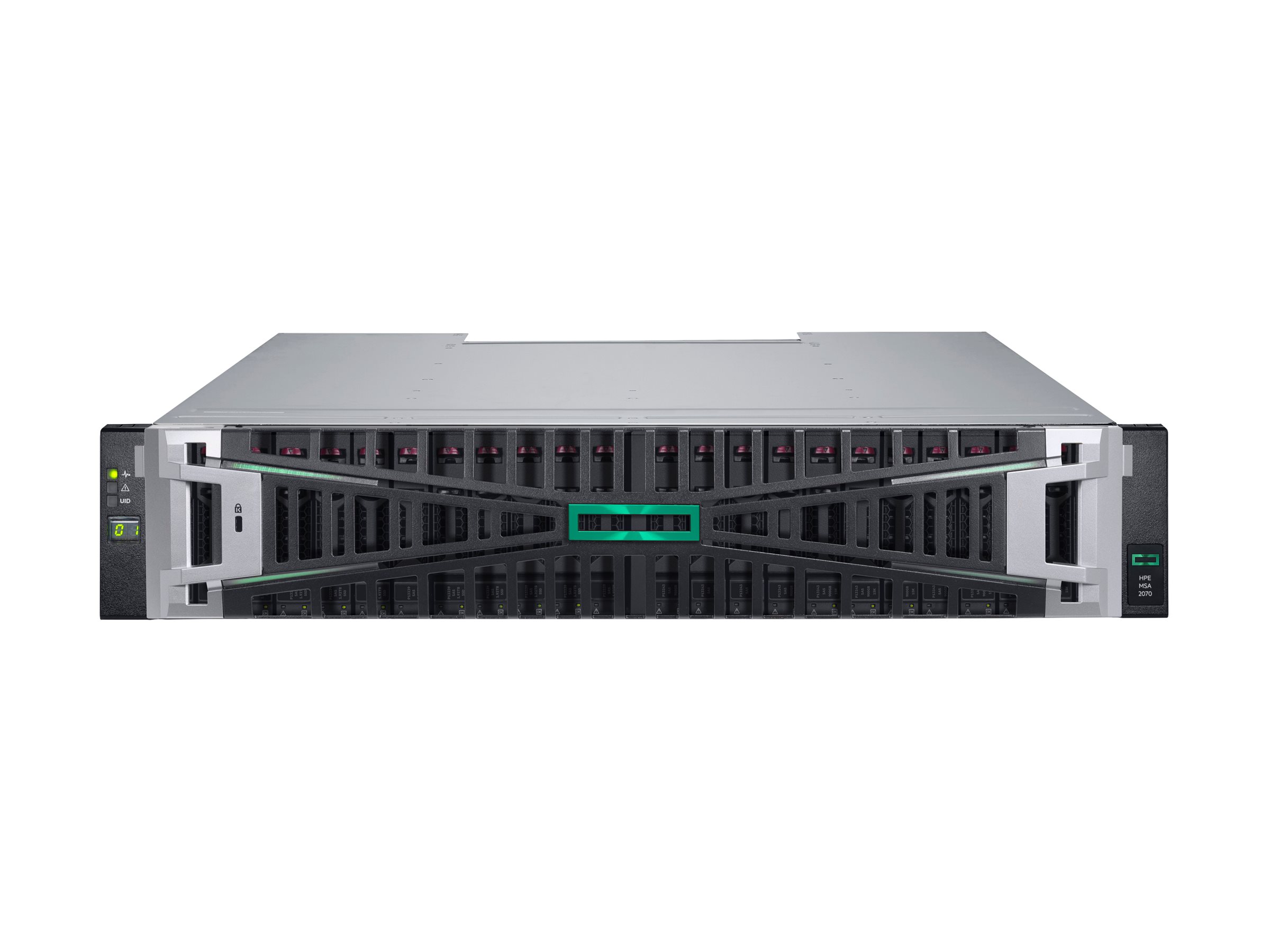 HPE Modular Smart Array 2070 32Gb Fibre Channel SFF Storage - Solid State Drive Array - 46 TB - 24 Schächte (SAS-3)
