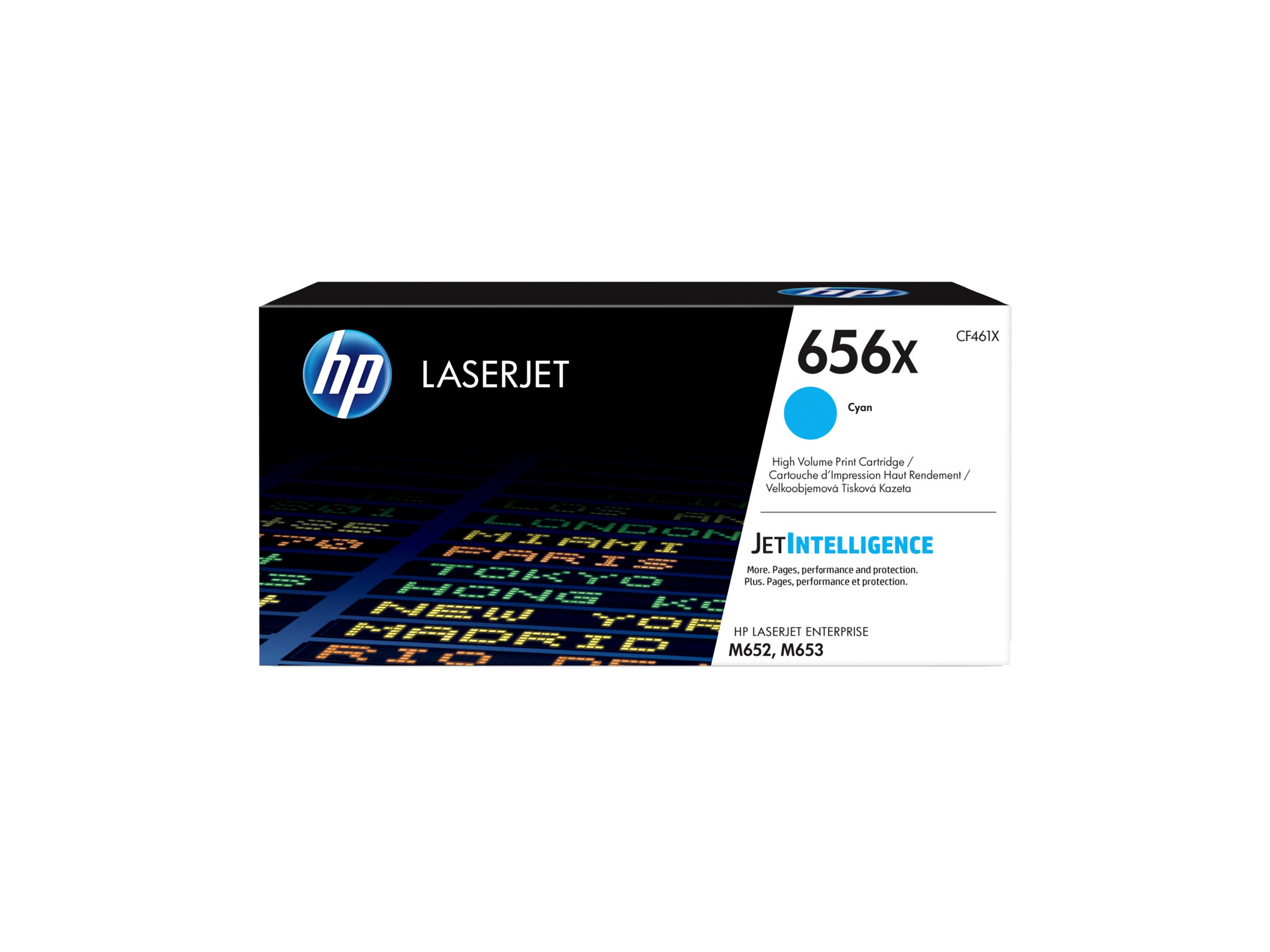 HP 656X - Hohe Ergiebigkeit - Cyan - original - LaserJet - Tonerpatrone (CF461X)