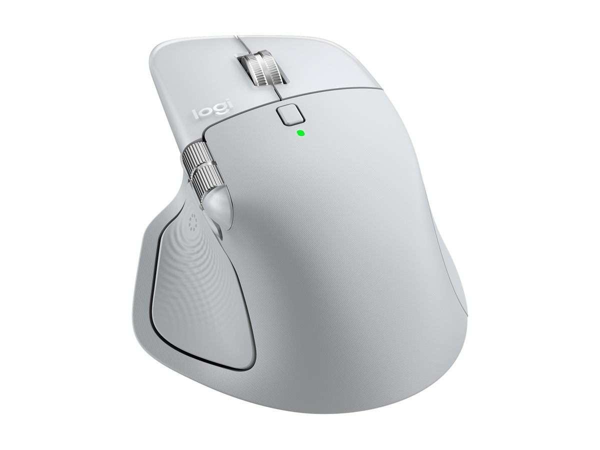 Logitech MX Master 4 for Mac - Maus - 8 Tasten - kabellos - Bluetooth, 2.4 GHz - kabelloser Empfänger (USB)
