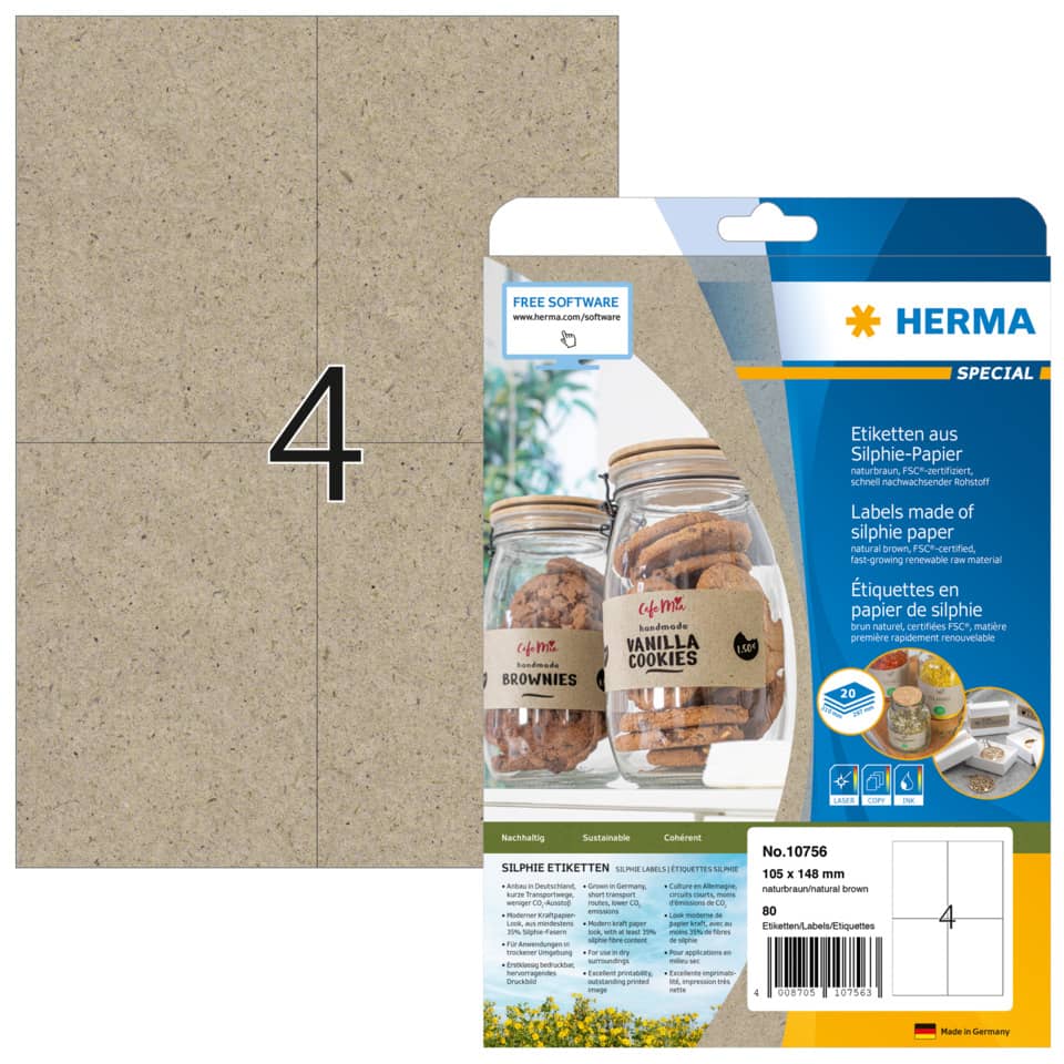 HERMA 10756 permanent Silphie-Papier