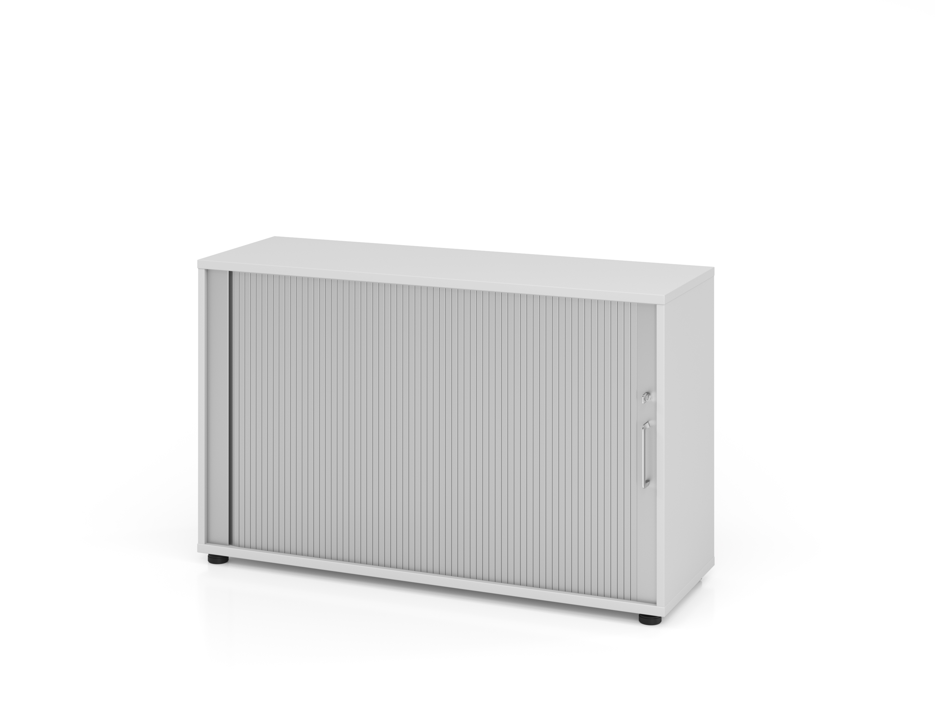 Rollladenschr.hor. 2OH 120cm BS Grau/Silber