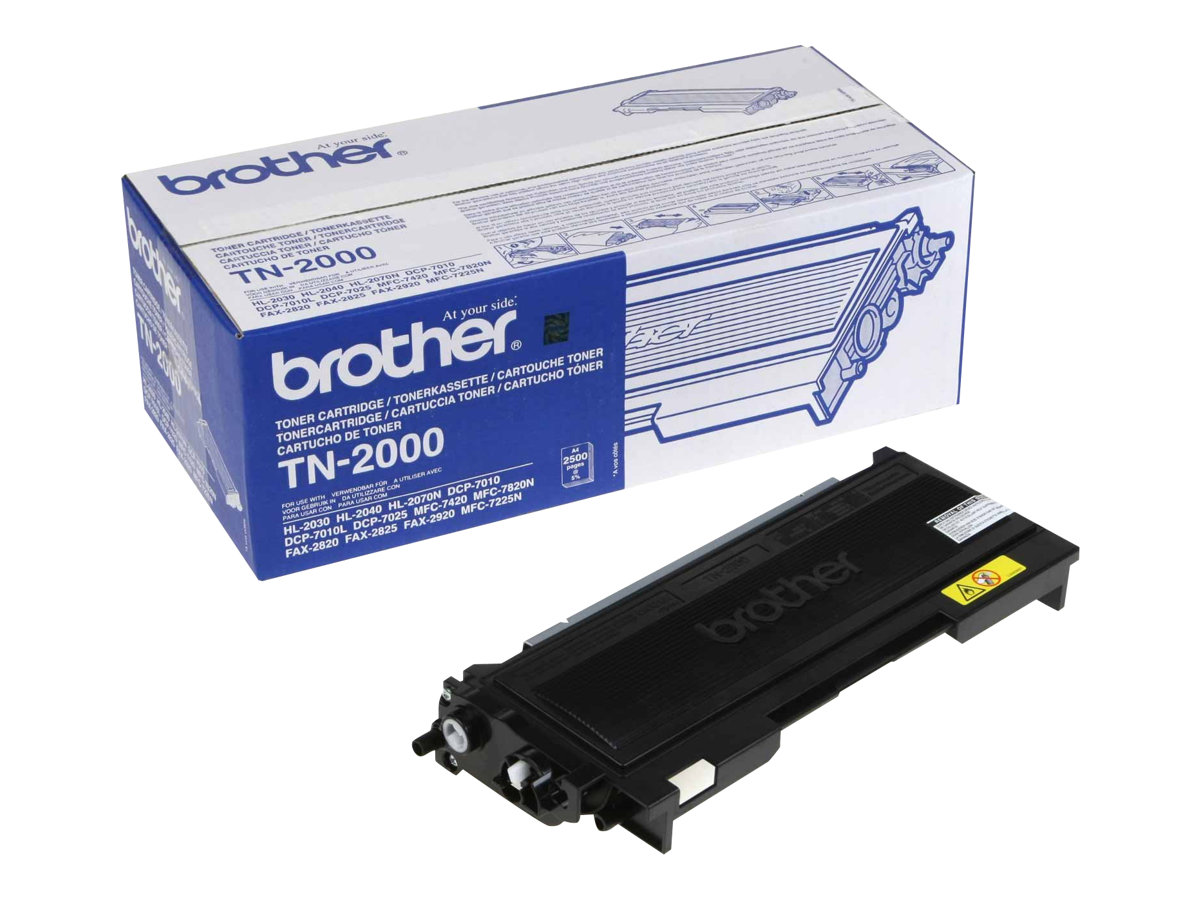 Brother TN2000 - Schwarz - original - Tonerpatrone