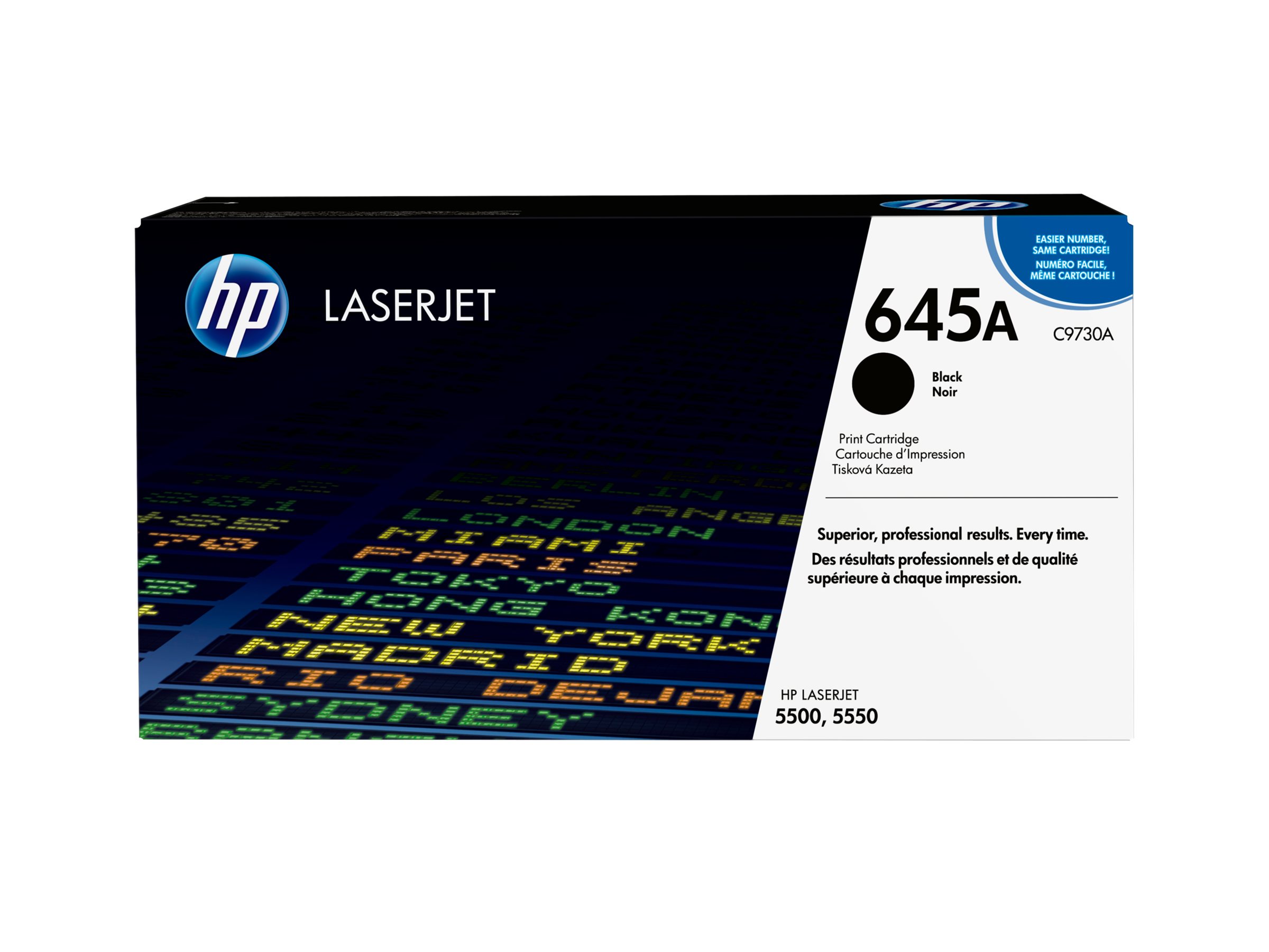 HP 645A - Schwarz - original - LaserJet - Tonerpatrone (C9730A)