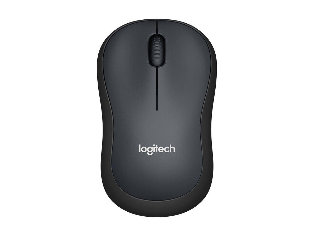 Logitech M220 Silent - Maus - optisch - 3 Tasten - kabellos - 2.4 GHz - kabelloser Empfänger (USB)