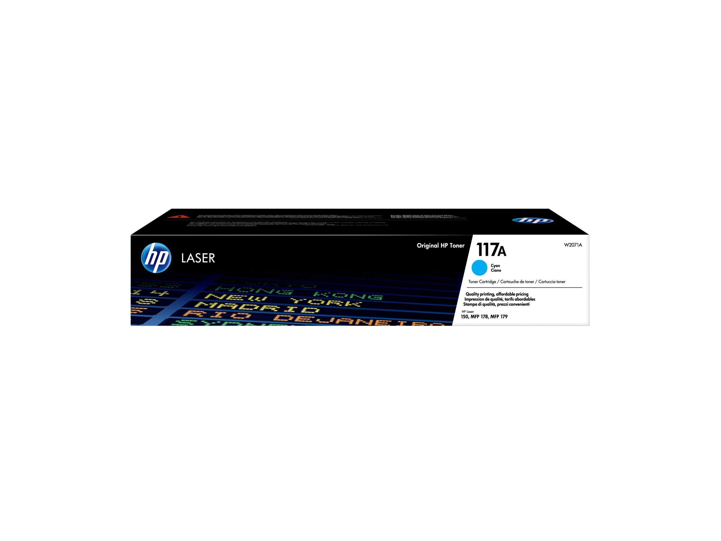 HP 117A - Cyan - original - Tonerpatrone (W2071A)