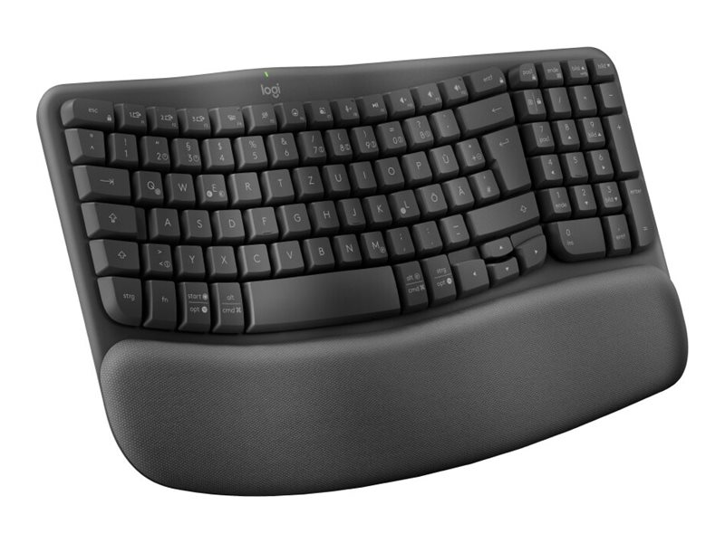 Logitech Ergo Series - Tastatur - kabellos - 2.4 GHz, Bluetooth LE