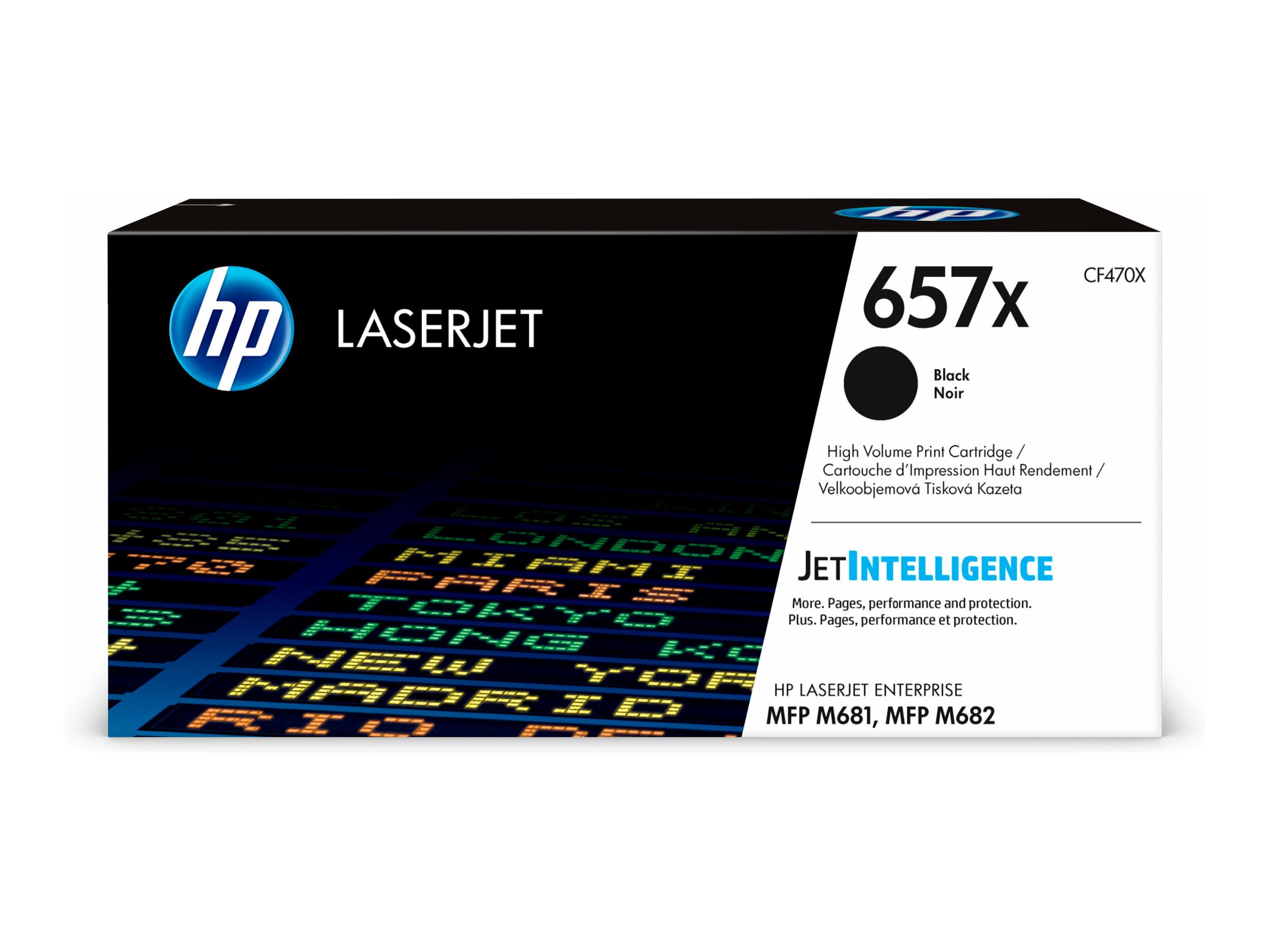 HP 657X - Hohe Ergiebigkeit - Schwarz - original - LaserJet - Tonerpatrone (CF470X)