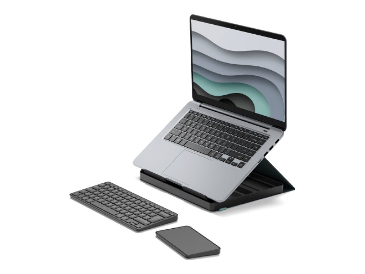 Logitech Casa Pop-Up Desk - Tastatur- und Touchpad-Set
