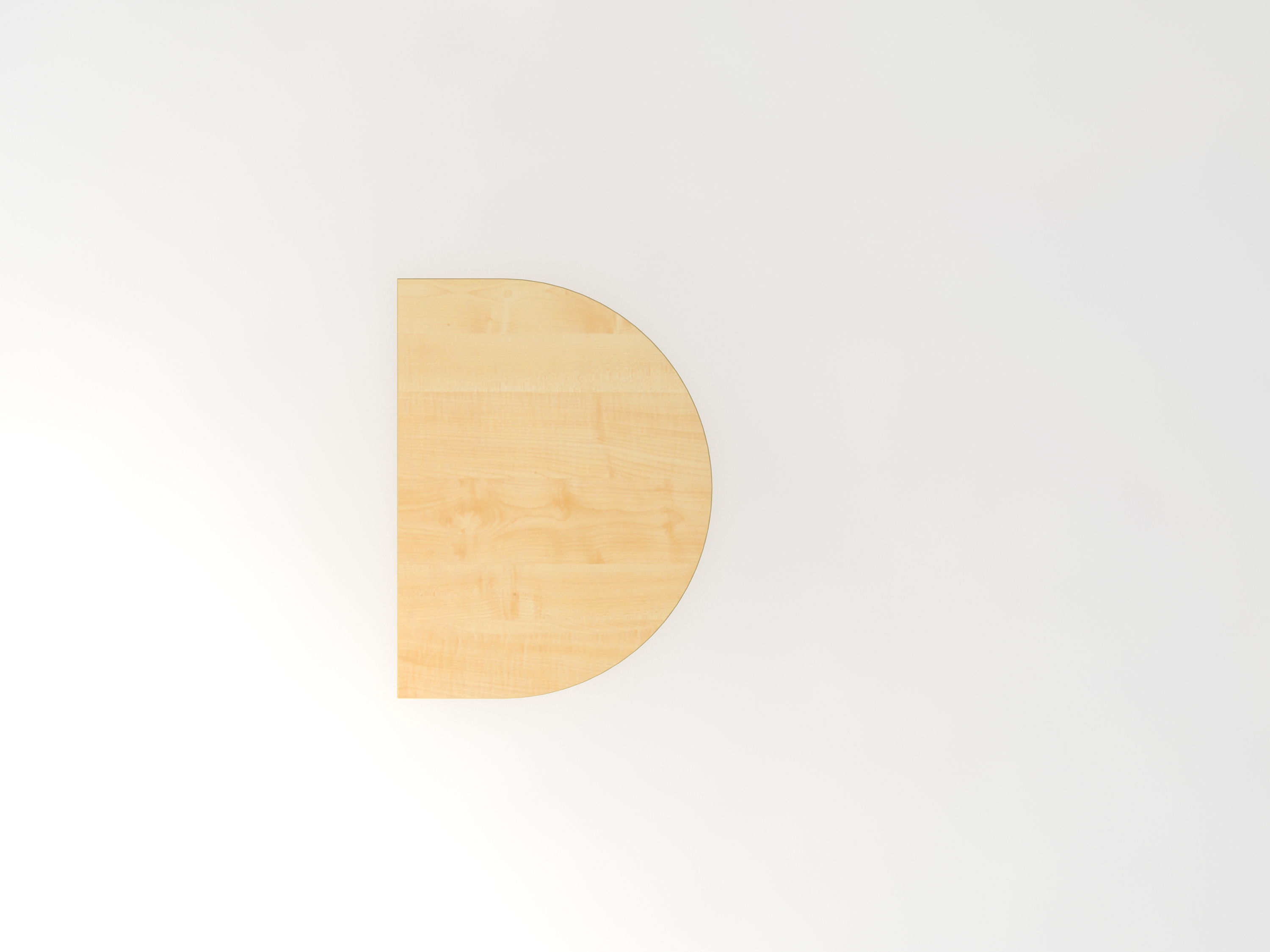 Anbautisch mit STF 60x80cm Ahorn