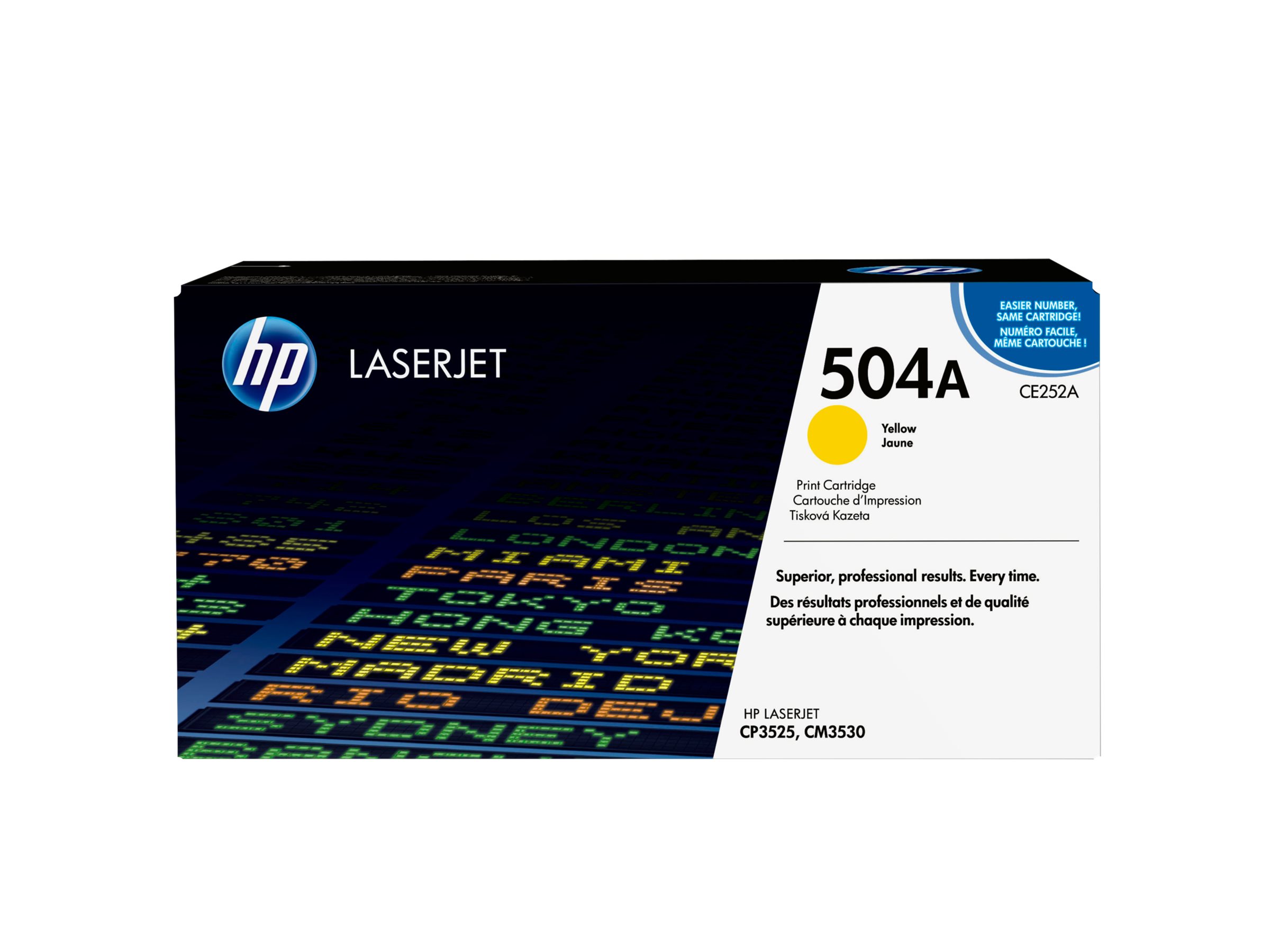HP 504A - Gelb - original - LaserJet - Tonerpatrone (CE252A)