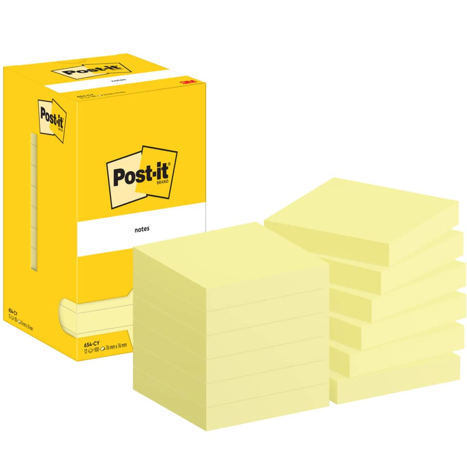 POST-IT 654 CY 76x76mm