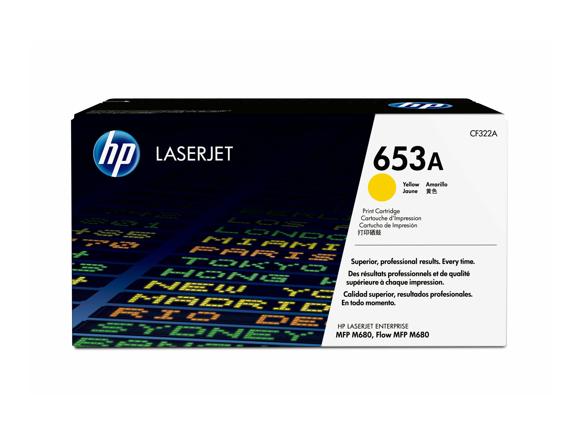 HP 653A - Gelb - original - LaserJet - Tonerpatrone (CF322A)
