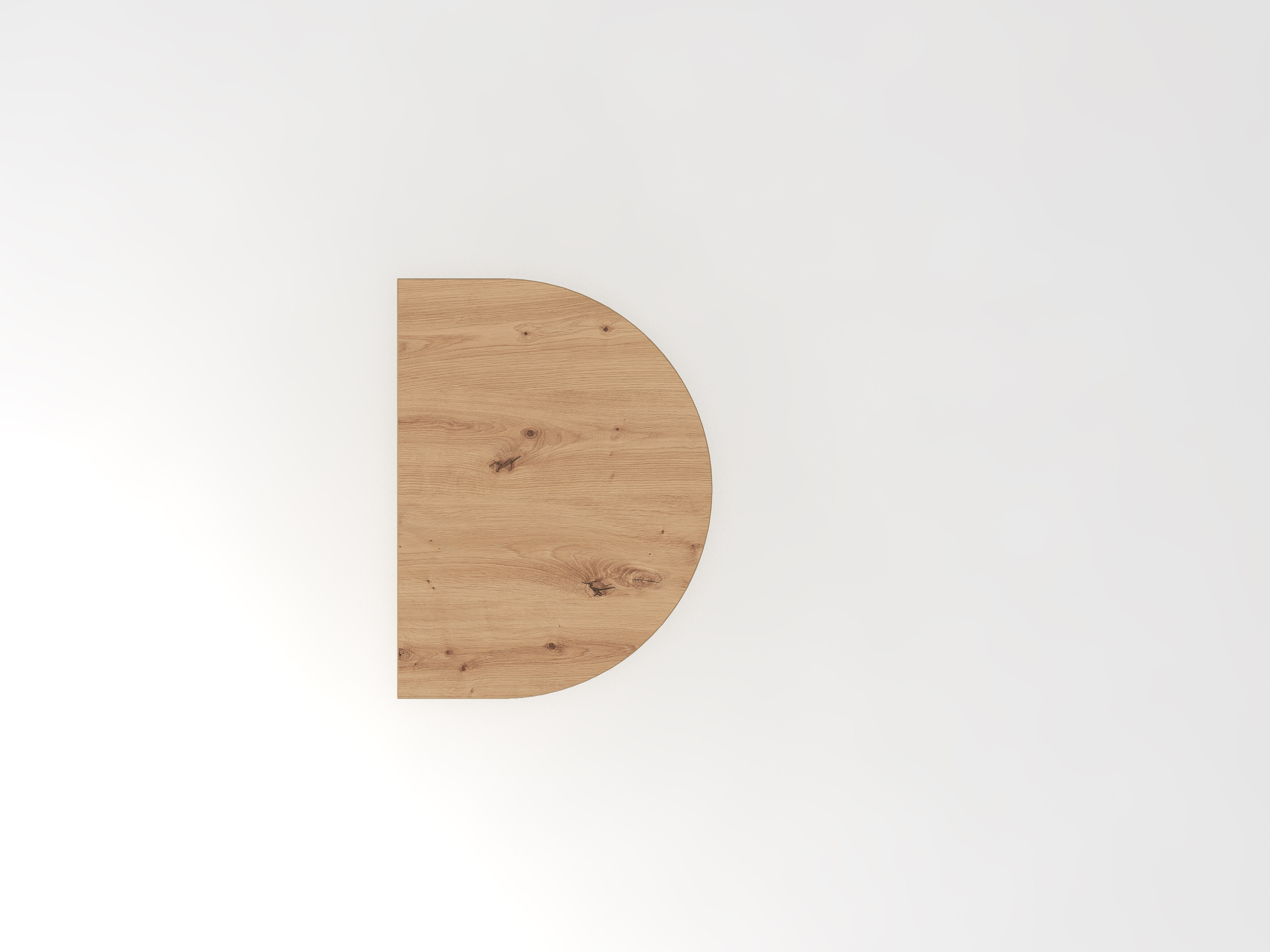 Anbautisch m STF eckig 60x80cm Asteiche/Graph