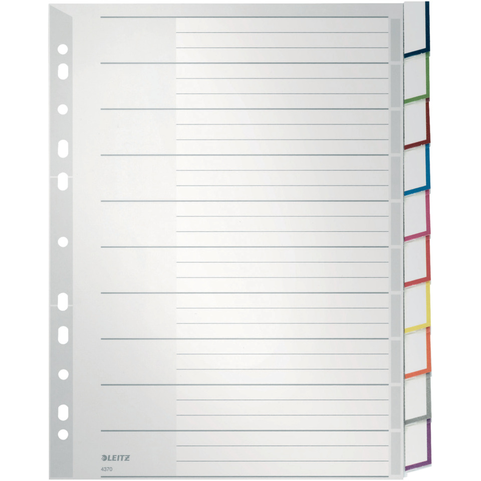 LEITZ 4370-00-00 Plastik 10tlg.