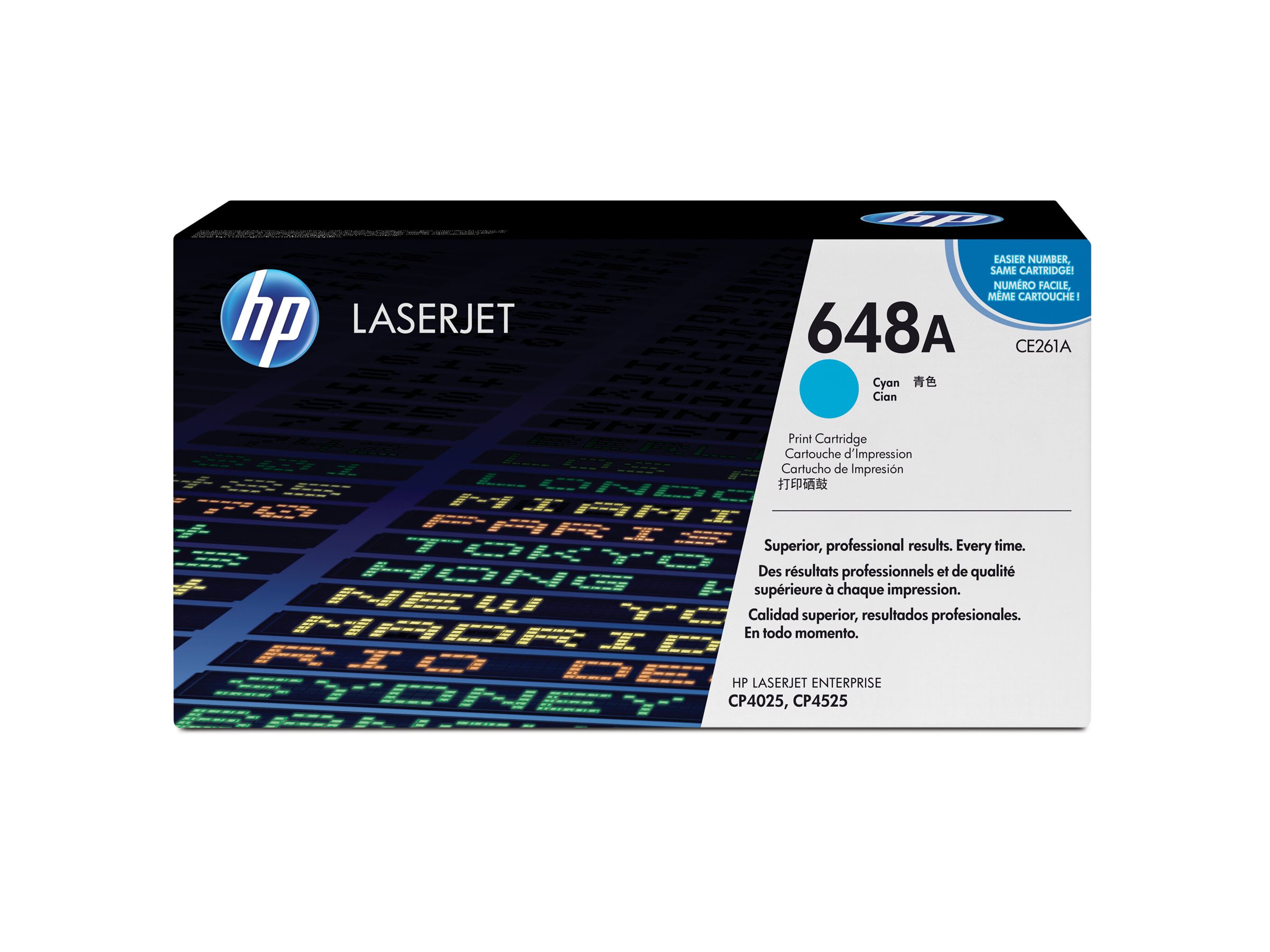HP 648A - Cyan - original - LaserJet - Tonerpatrone (CE261A)