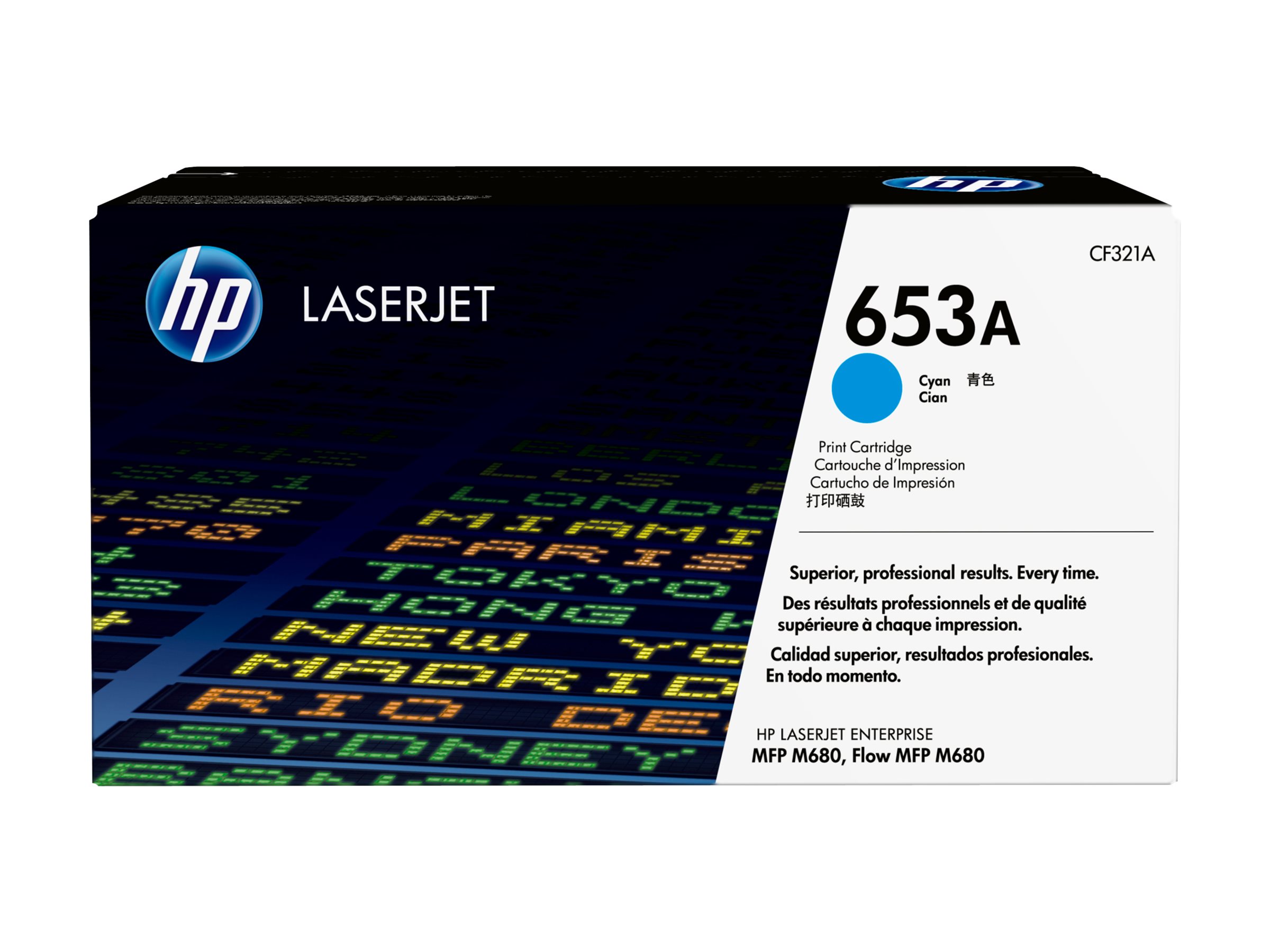 HP 653A - Cyan - original - LaserJet - Tonerpatrone (CF321A)